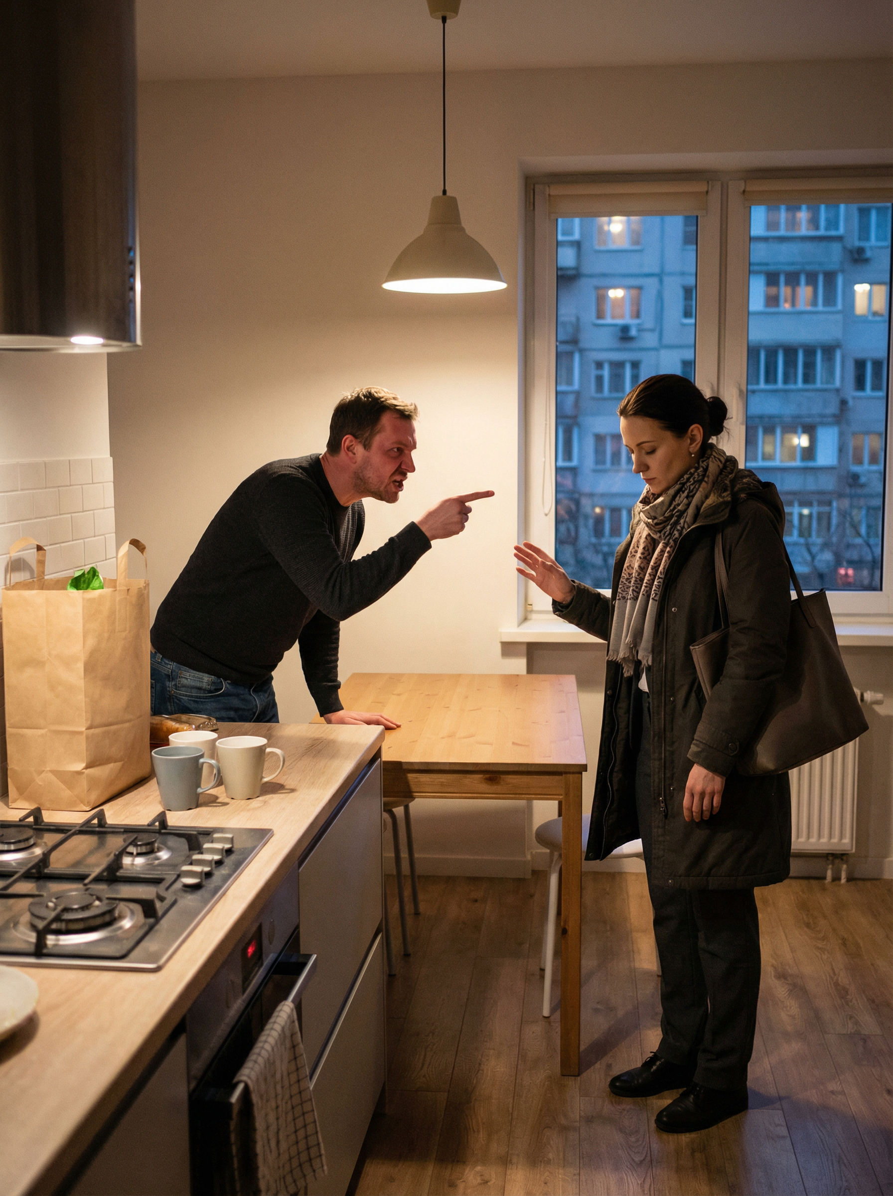 — Таня, моя мама скоро приїде, а у тебе нічого не готово! — кричав Сергій на свою дружину. — Сергію, я тільки з роботи прийшла. Трохи затрималася, — виправдовувалася Тетяна. — Що за дурні відмовки? Справжня господиня повинна встигати все! Треба було взагалі сьогодні відгул взяти! — У мене новий проект, мені треба його закінчити. Який відгул, Сергію? Мені зарплату не за відгули платять. — Значить, ти мою матір на свою роботу проміняла? Вона їде з іншого міста, а вдома нічогісінько не зроблене! Ти хоч у магазин зайшла?