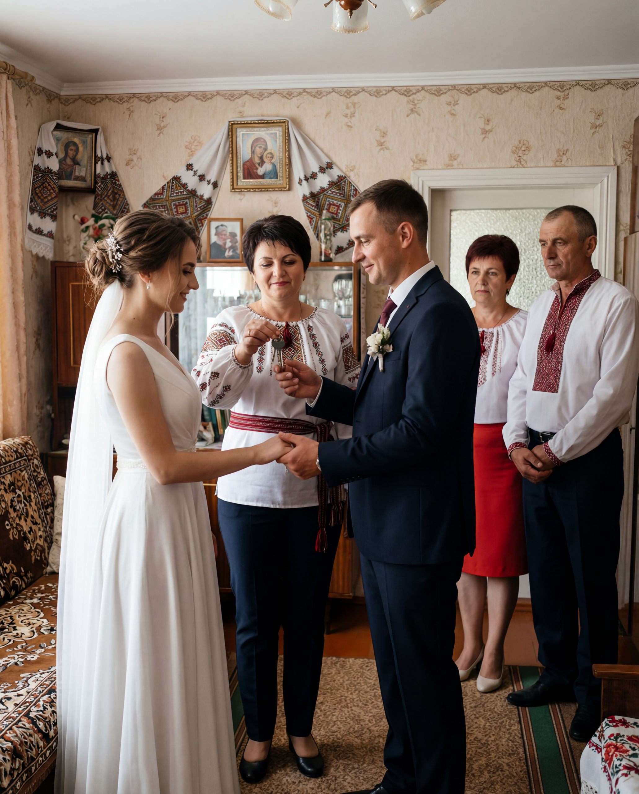 — Я щось не зрозумію суті твоїх претензій, Ольго Федорівно. Тобі подарунок наш не подобається, чи те, що дарувати квартиру доньці ми будемо на весіллі? — Та що ж ти так офіційно, Марієчко? По батькові раптом приплела! До чого тут подобається, не подобається? Гарний подарунок, тут нічого не скажеш. І те, що на весіллі дарувати будете, це ви теж молодці, про що розмова? Тільки мені тут пташка на хвості принесла, що квартирку-то ви на Наталку оформляти зібралися перед весіллям?