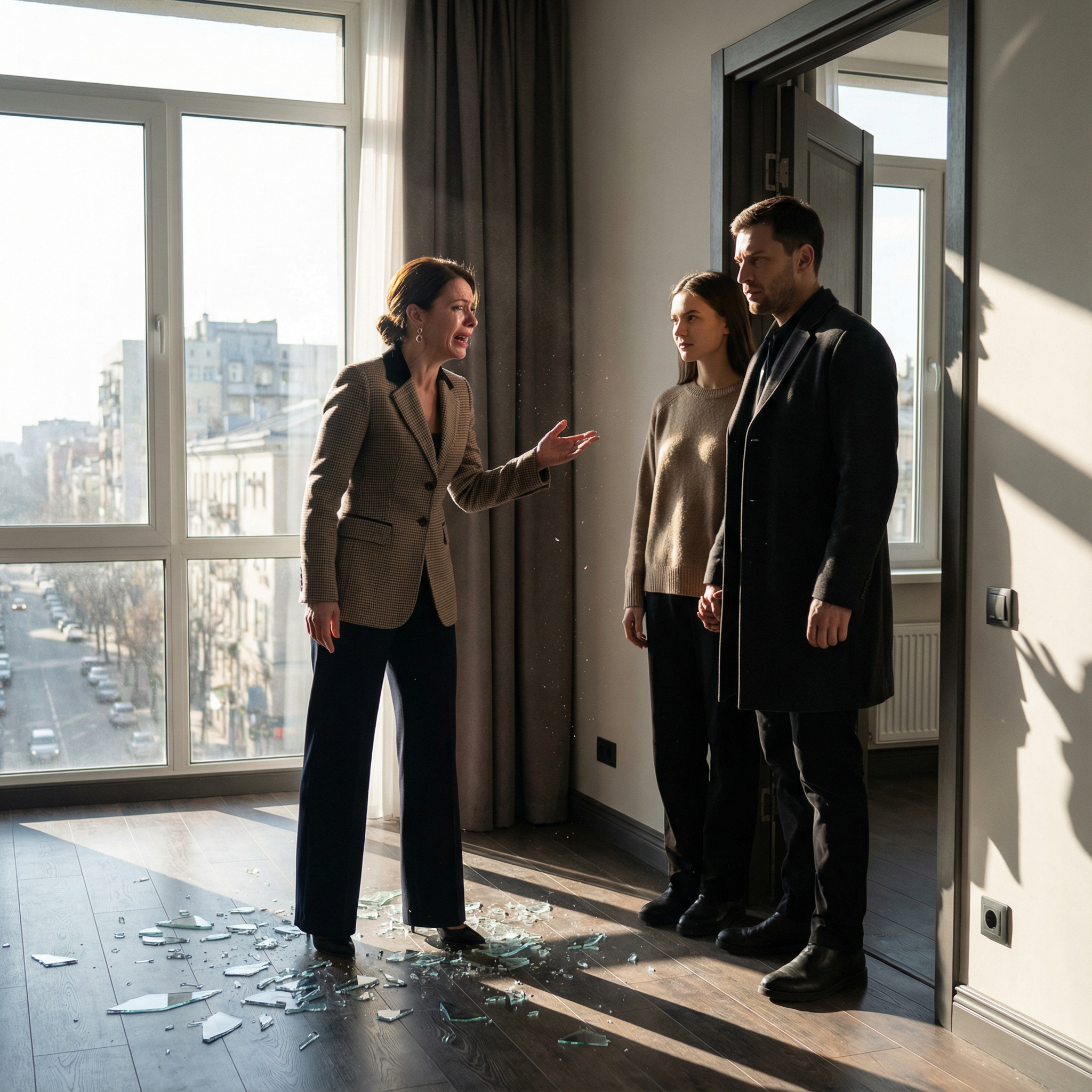 — Сідайте обідати, — сухо сказала вона. — Але одразу хочу попередити, щоб ніхто не ображався. Я рідко готую й більше цього робити найближчим часом не буду. Смаженої картоплі з салом, яку ви любите, у мене, на жаль, немає, усе дієтичне