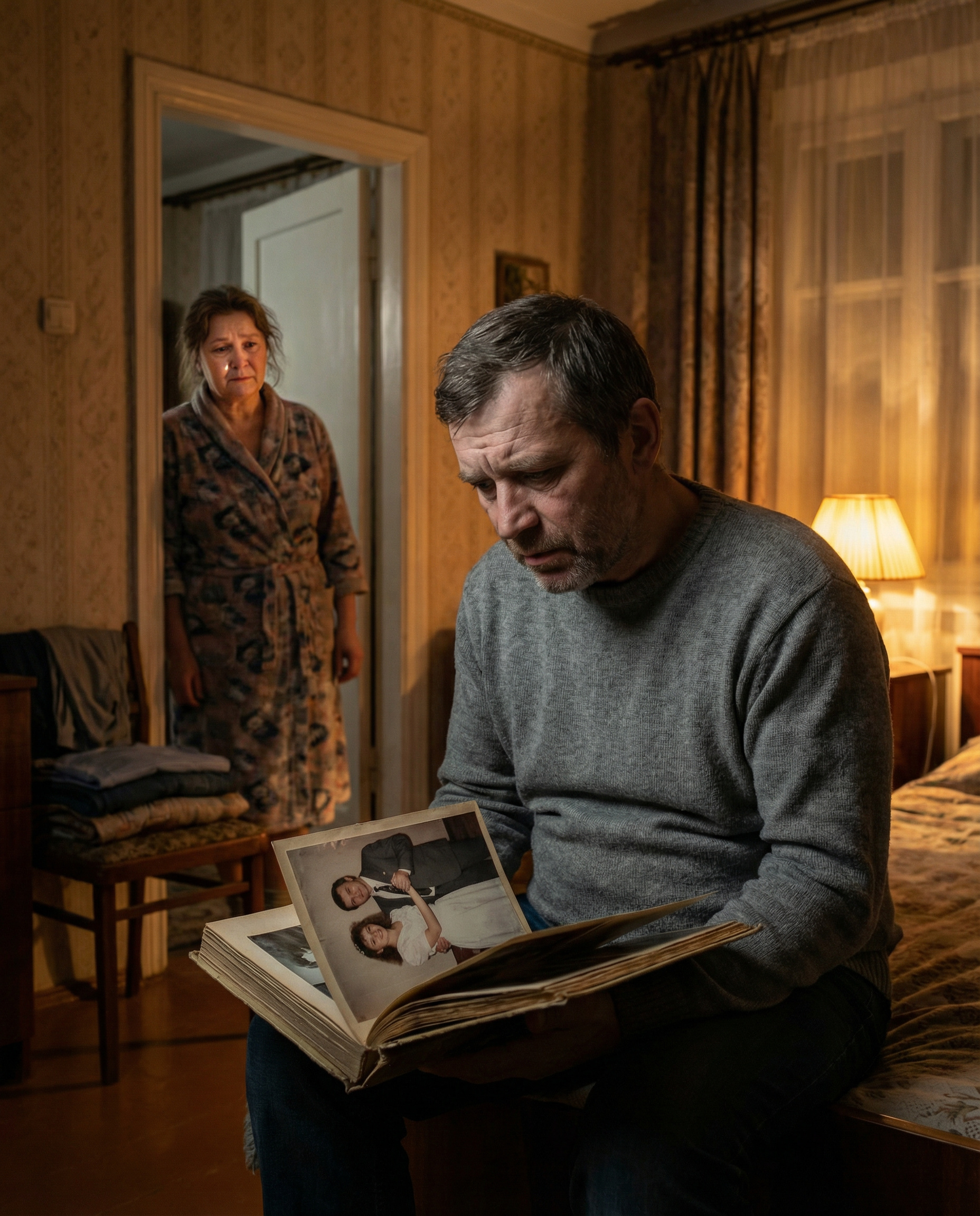 – Нехай там припадає пилом. З минулим потрібно вміти прощатися. Давай вечеряти