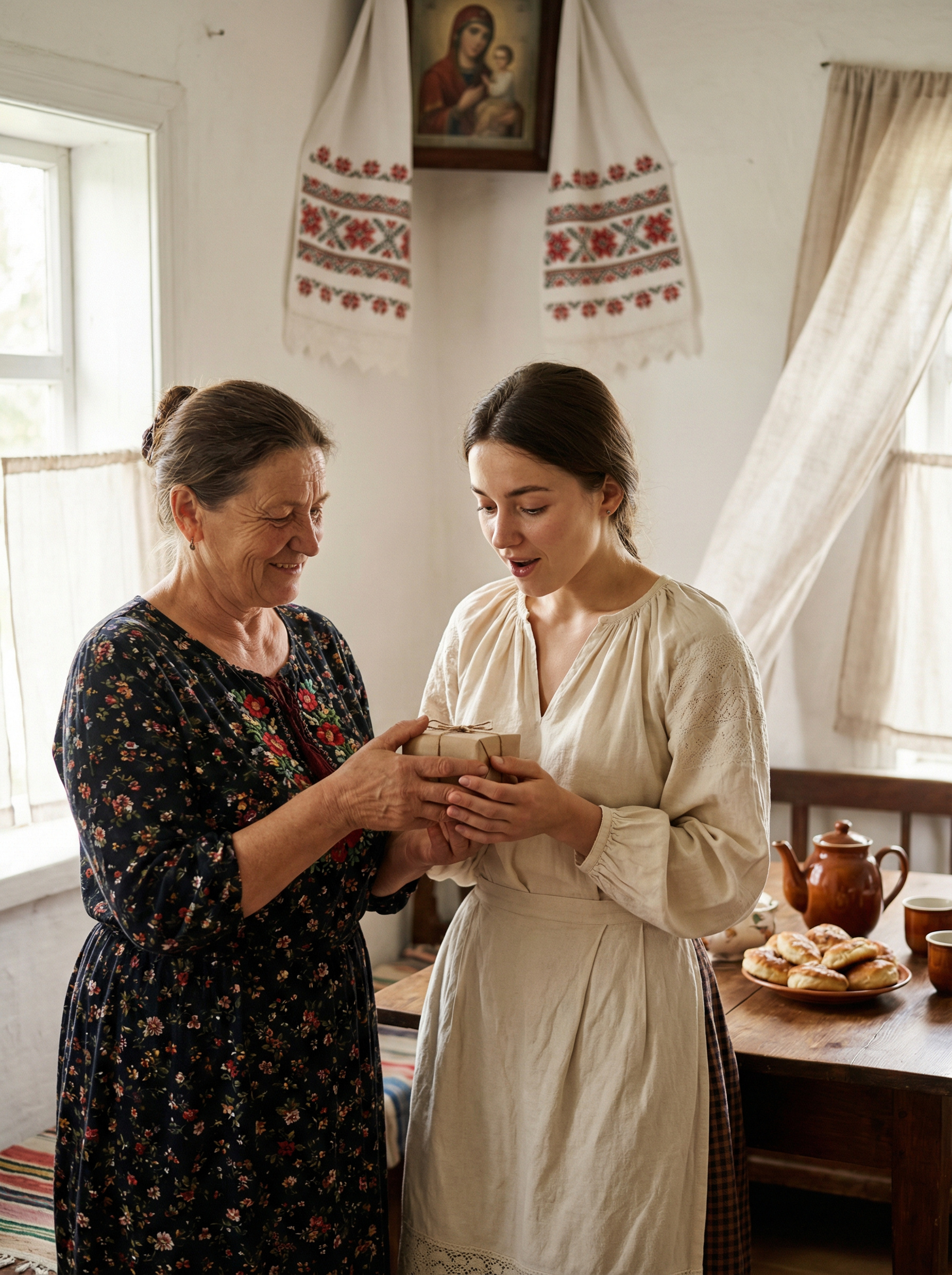 — Ніночко, як тобі мій подарунок? — Ой, Світлано Євгенівно, я в цій метушні зовсім про нього забула, добре, що нагадали. Закінчу з посудом і подивлюся. Свекруха кивнула і подивилася на сина, який задумливо роздивлявся котлету на тарілці