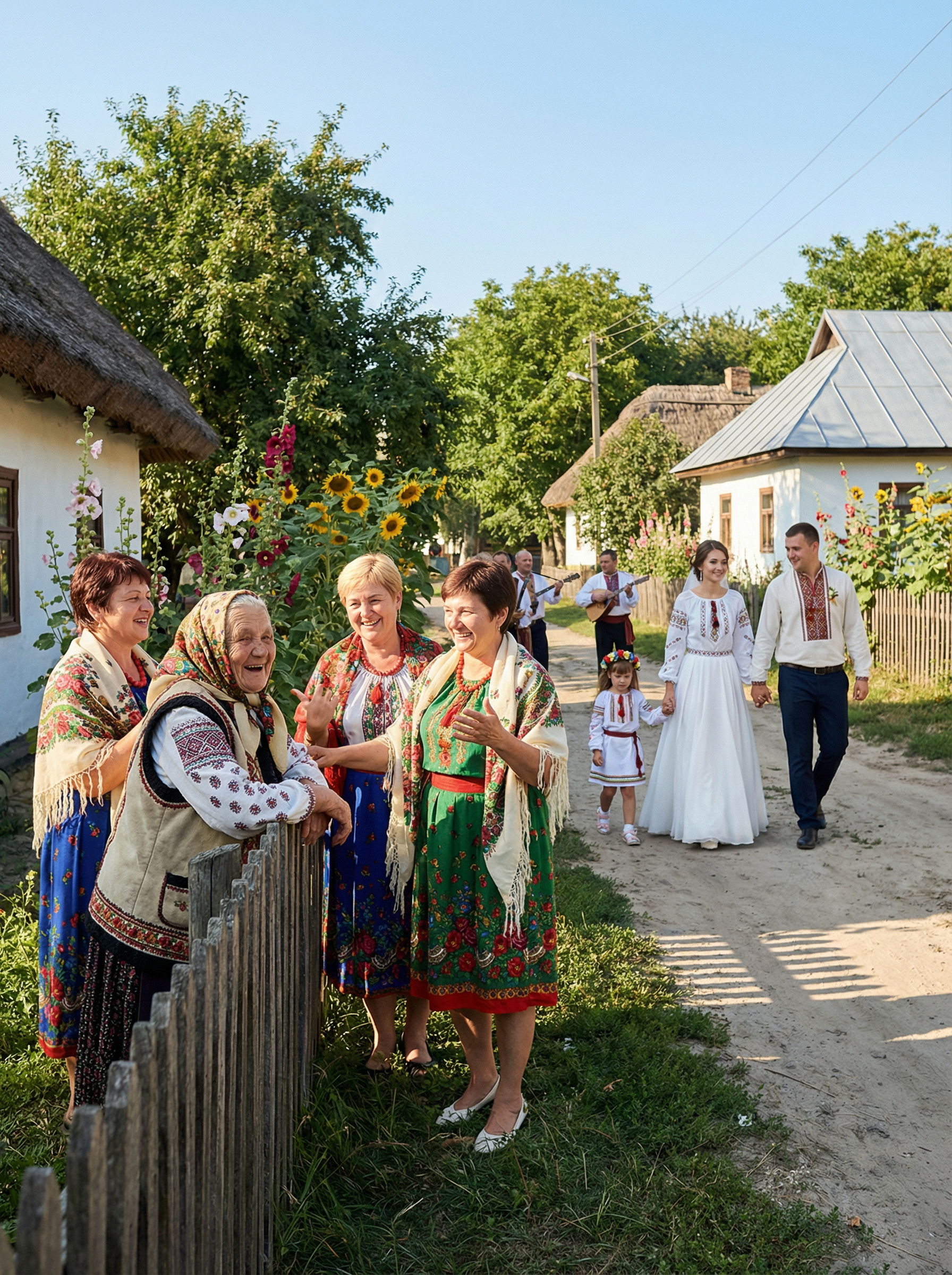 Наступного дня бабуся Марія всім сусідам оголосила, що онук її одружився з дуже хорошою жінкою Людмилою і доньку її удочерити збирається. І що вчинок онука вона дуже навіть схвалює, тому що він і за матір свою зозулю Лілію, і за бабку свою Зінаїду вертихвістку перед Богом борг віддав