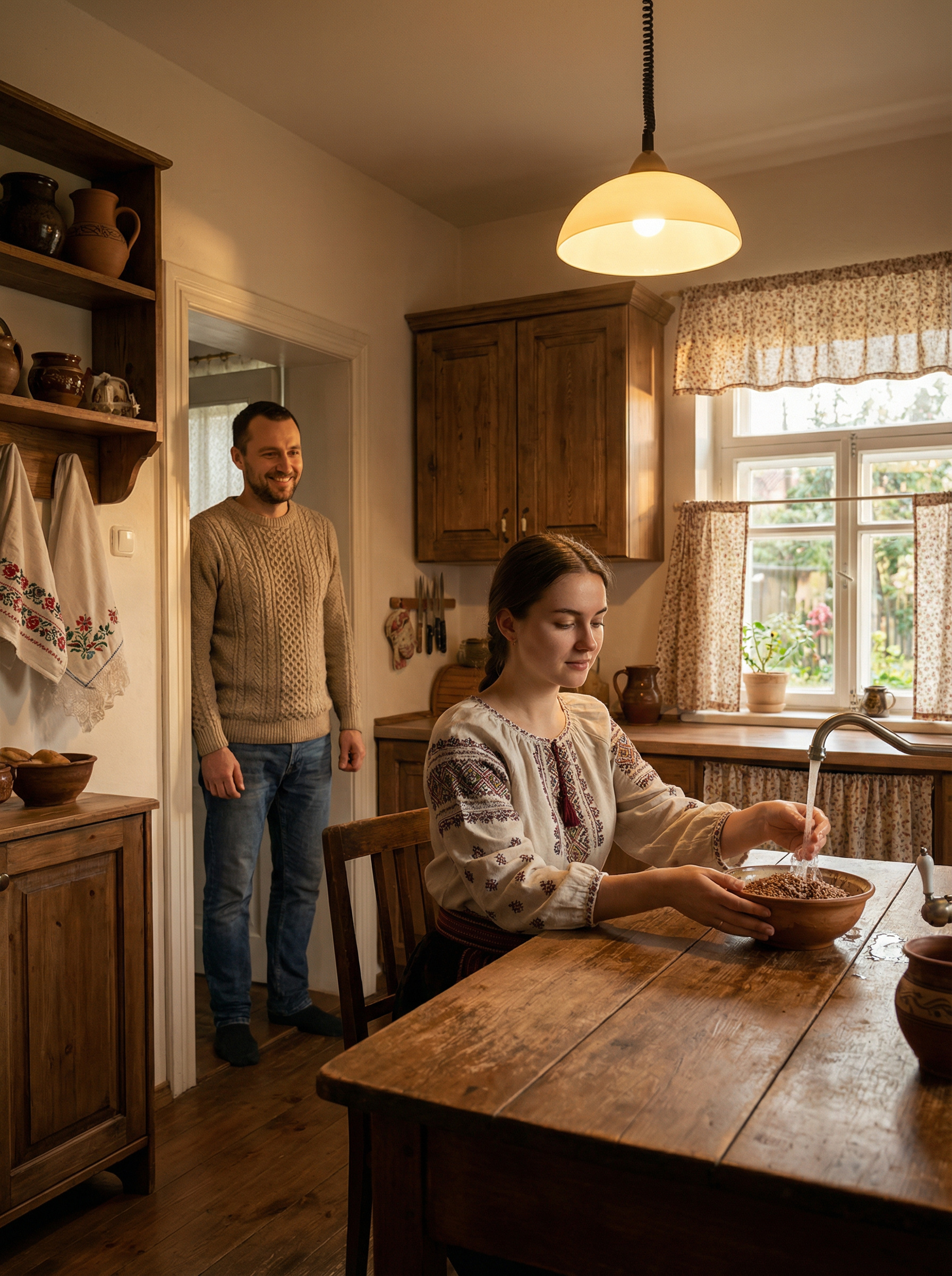Катерина сиділа за столом і промивала гречку, коли на кухню з зайшов чоловік. – Катю, вибач мені! – тихо промовив Михайло, опустивши очі. – Та я вже забула про це молоко, – усміхнулася жінка. – Та я не за молоко вибачення прошу, – сказав Михайло. – А за що тоді? – здивувалася Катя. – Я йду до іншої жінки…, – раптом промовив чоловік. Катя застигла. Вона повільно підвела очі на чоловіка. – Тепер все зрозуміло! Все стало на свої місця, – спокійно сказала жінка. – Ти про що? Що стало зрозуміло? – Михайло здивовано глянув на дружину, нічого не розуміючи