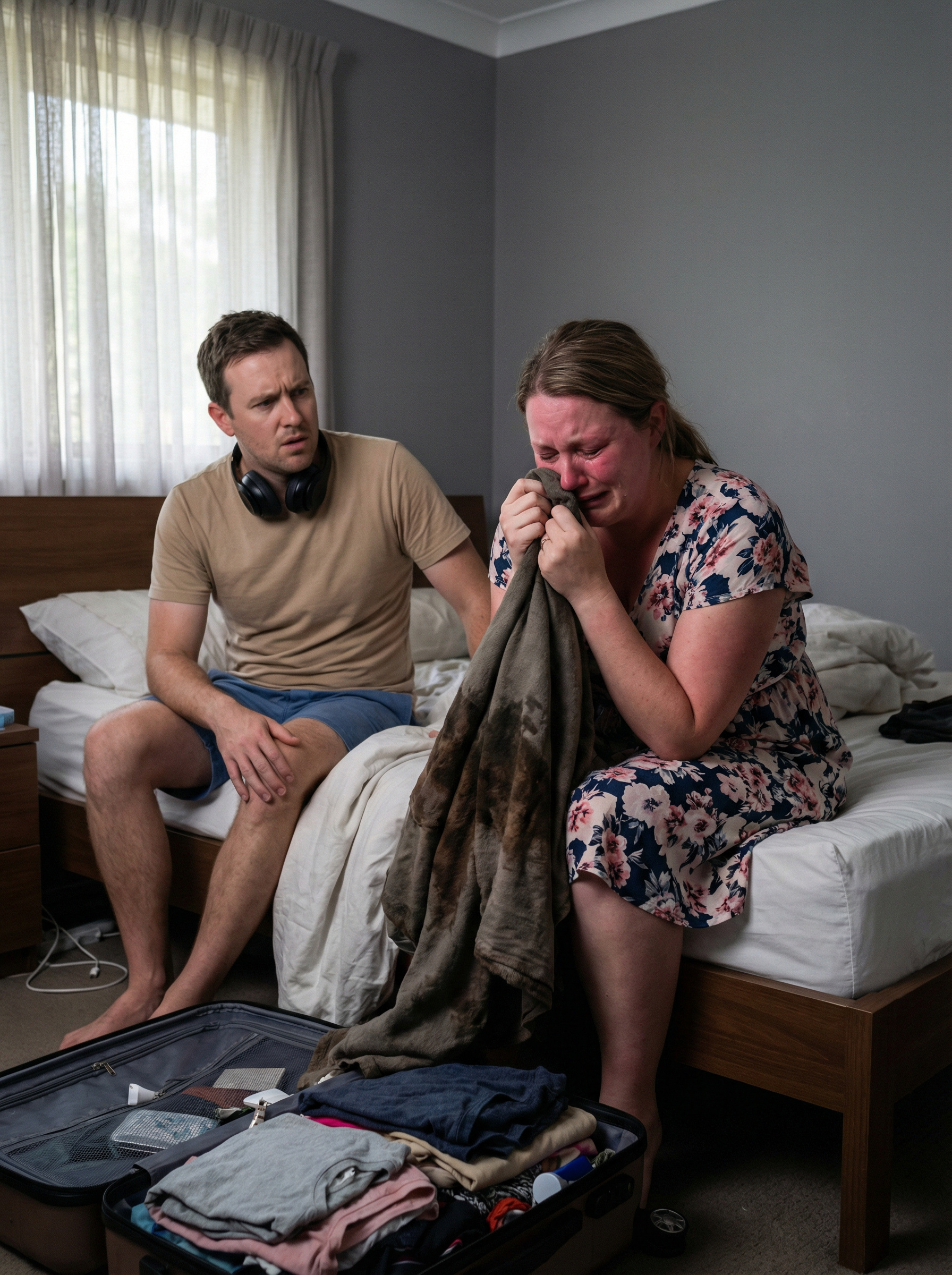 Рома, може, досить? – Галина принесла в спальню купу постільної білизни.