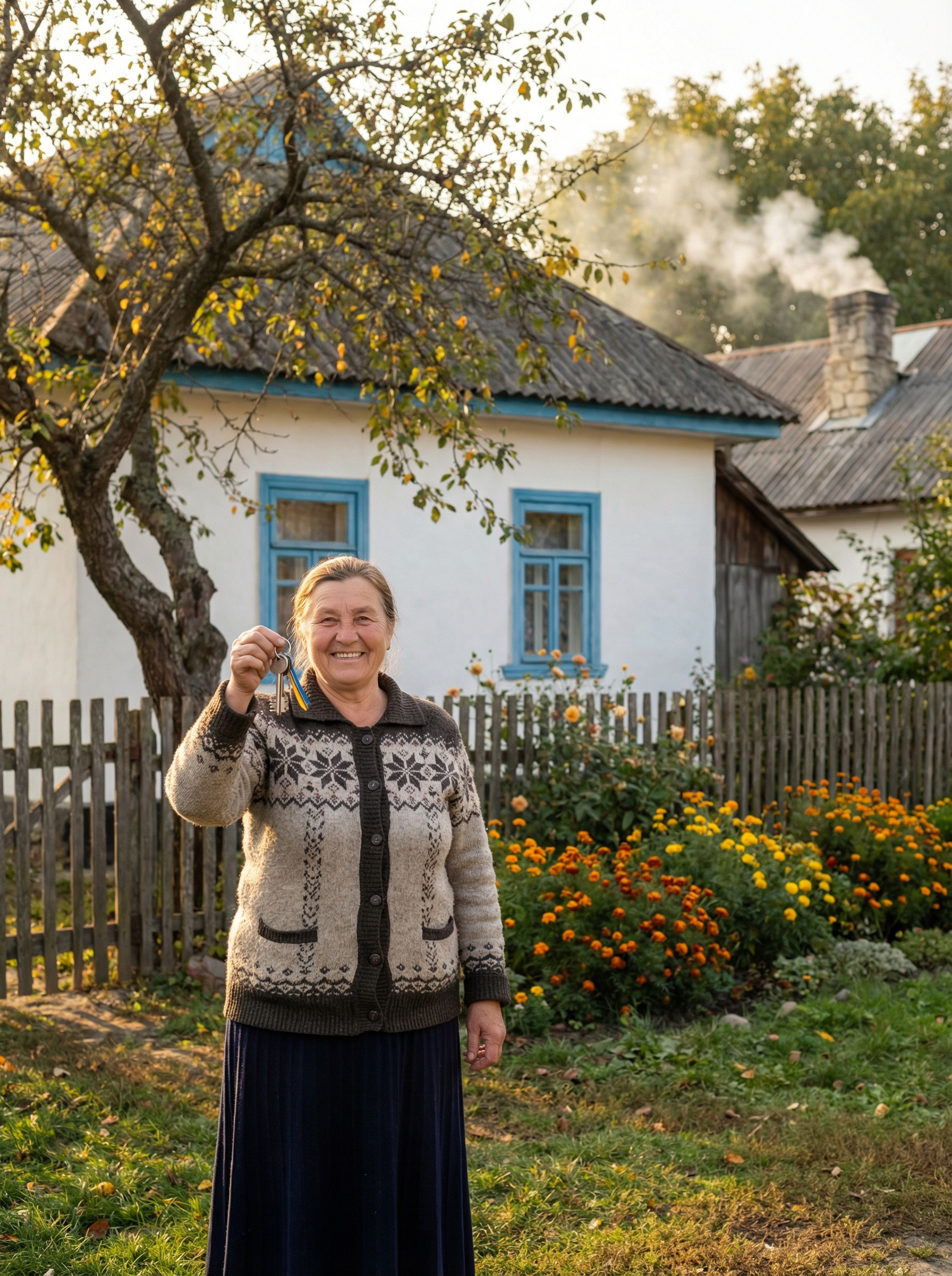До цієї події жінка готувалася ґрунтовно, і вибрала близьке до міста мальовниче село з невеликою кількістю мешканців – хотілося тиші та спокою, зближення з природою і свого саду з невеликим городиком для душі