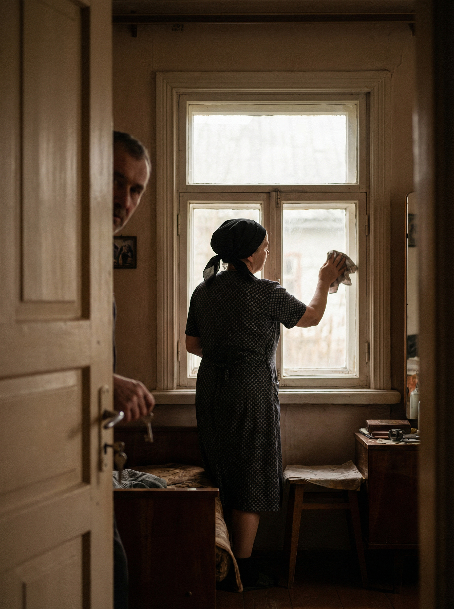 Олег дуже поспішав додому. Аякже ж?! Адже вдома почалися якісь неймовірні зміни. Вчора його дружина Валя зварила борщ! Здавалося б, що тут особливого? Та все було не так просто… Олег відкрив двері своїм ключем, зазирнув у кімнату. Валя мила вікно. У неї на голові, була чорна жалобна хустка, але на відчуженому обличчі з’явився якийсь інтерес. Ось і вікно почала мити… – Я картоплі з грибами посмажила! – сказала вона Олегу. – Мий руки і будемо вечеряти. Олег не вірив своїм вухам. І на це була одна причина