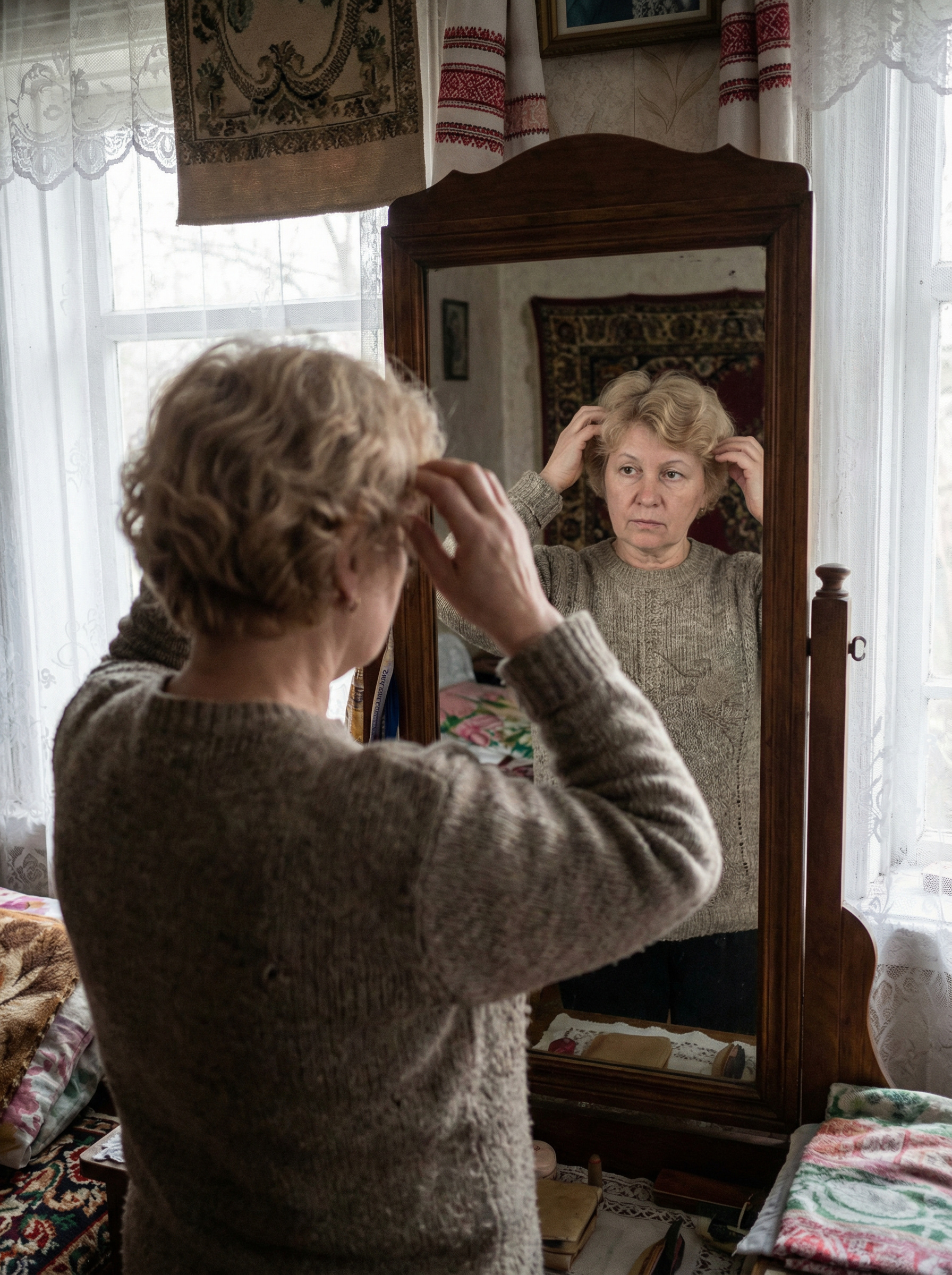 – Вони там фастфудами та ресторанами ходять, у столиці… Ти б їм що цікавіше приготувала, а то – борщ. Фу! – Тефтелі ще будуть, салат, он, на майонезі, і млинці, – відповіла Алевтина, – нарізка також … а взагалі відстань краще від мене, дурний старий, без тебе розберуся