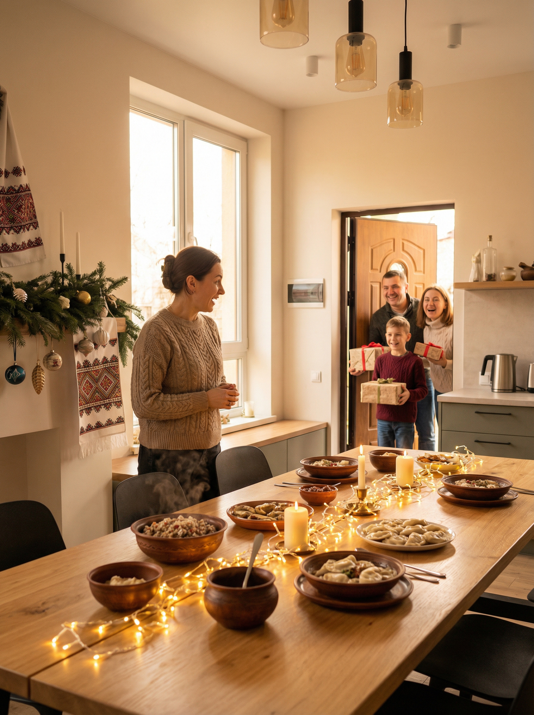 — Святкуємо, Павле Михайловичу. Тільки в нас цього року кожен зі своєю кутею, таке нове правило. Тож якщо раптом захочете приєднатися – захопіть собі з дому дванадцять страв чи чогось такого, на що господині сил забракло