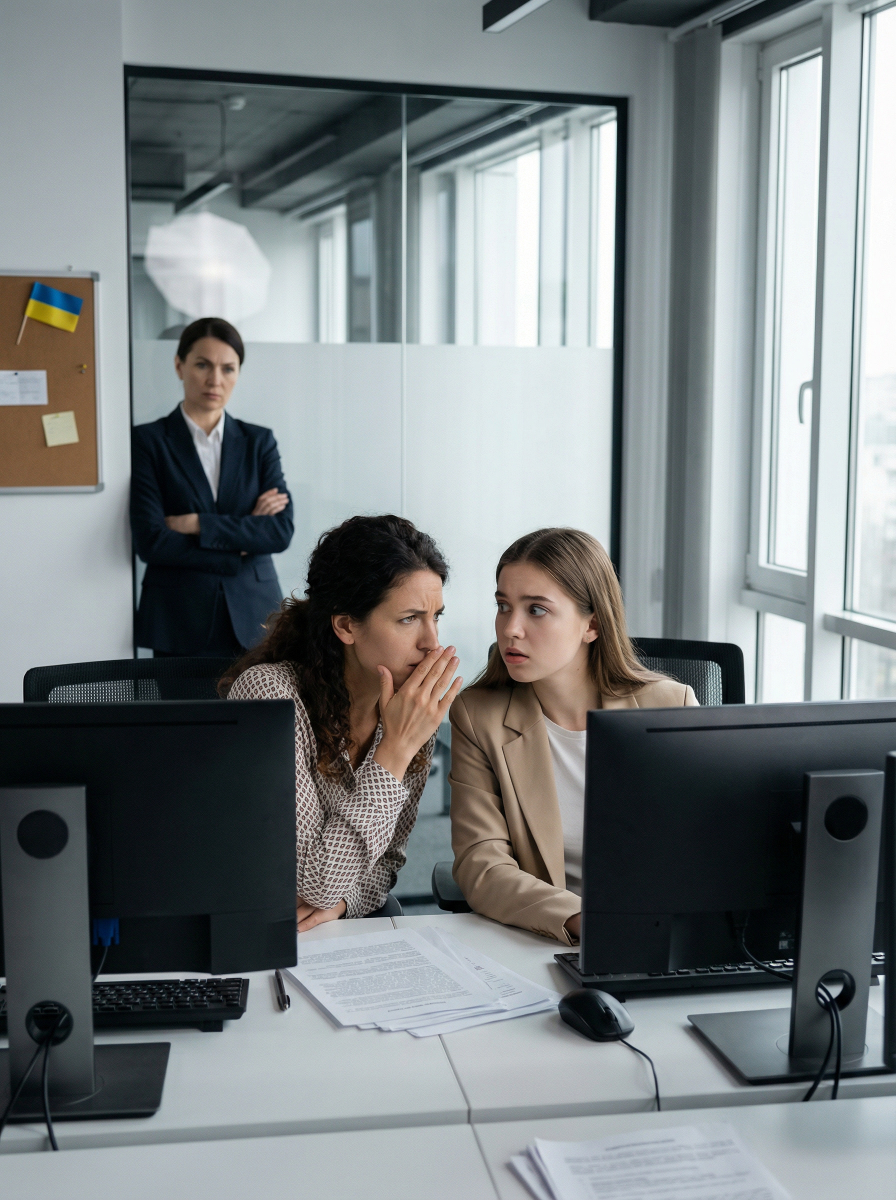 — Дівчата у нас непогані, але начальниця – справжня мегера, – шепотіла мені Катя, моя сусідка по кабінету, у мій перший робочий день, – Жахлива людина! У нас її всі бояться. Жодного разу не бачила, щоб вона комусь посміхнулася