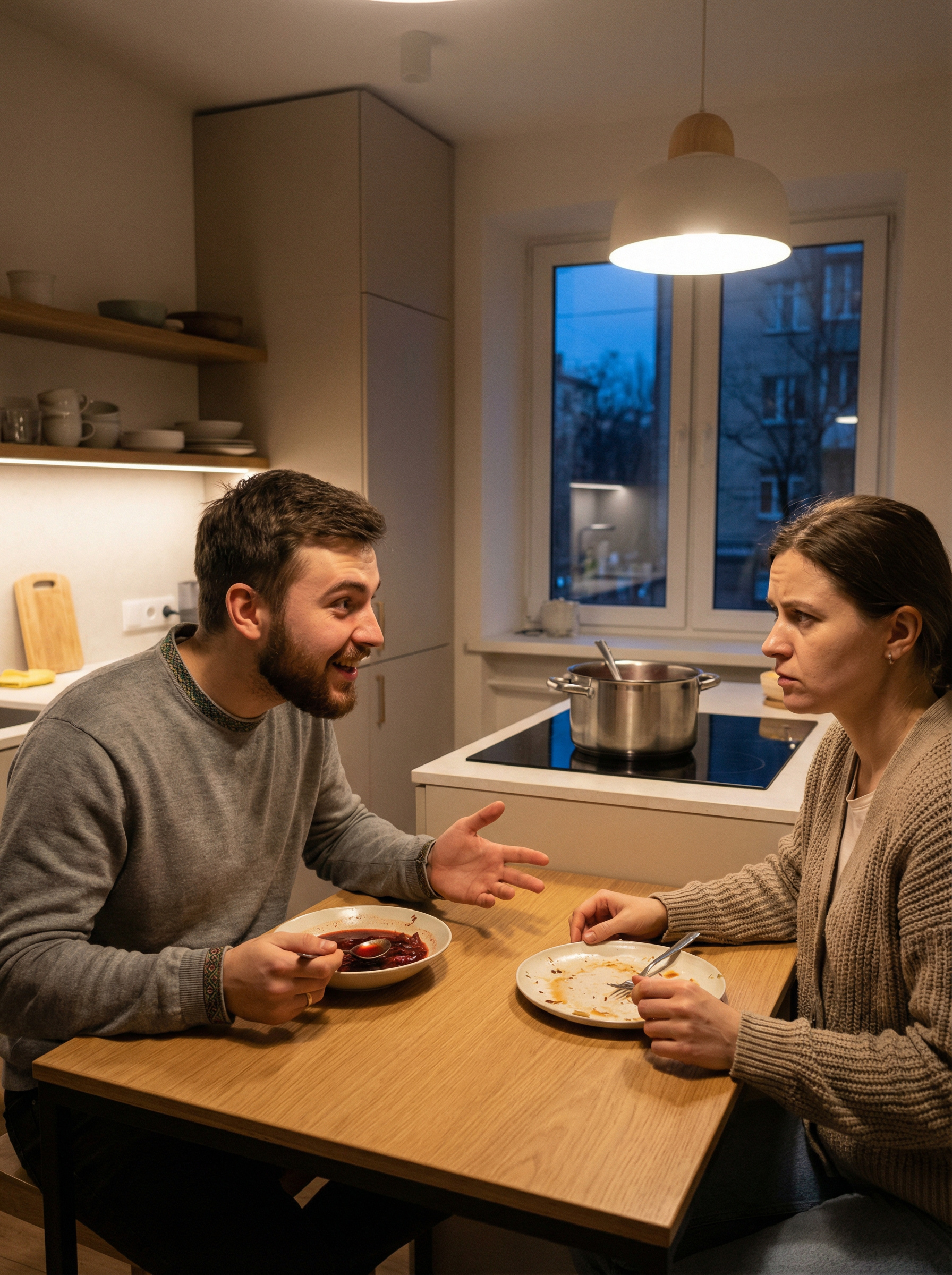 — Я ж вчора до мами їздив, — доїдаючи борщ, промовив Кирило, — і брат мій теж приїжджав. І знаєш, нам в голову прийшла чудова думка: а що, якщо ми продамо нашу квартиру, квартиру брата і мами, і на всіх купимо великий будинок? Ну, круто ж, правда? Катя уважно подивилася на чоловіка, щоб зрозуміти, жартує він чи ні. Але, схоже, ні. — Ти це серйозно? — про всяк випадок уточнила вона. — Звичайно. Пам’ятаєш, ми мріяли про свій великий будинок! А з такими цінами зараз це здається нереальним, але якщо ми втрьох скинемося… — В тому то й справа, Кирило, про свій. А це буде не наш будинок, а спільний. Тобто, не тільки ми в ньому будемо господарями. — І що?