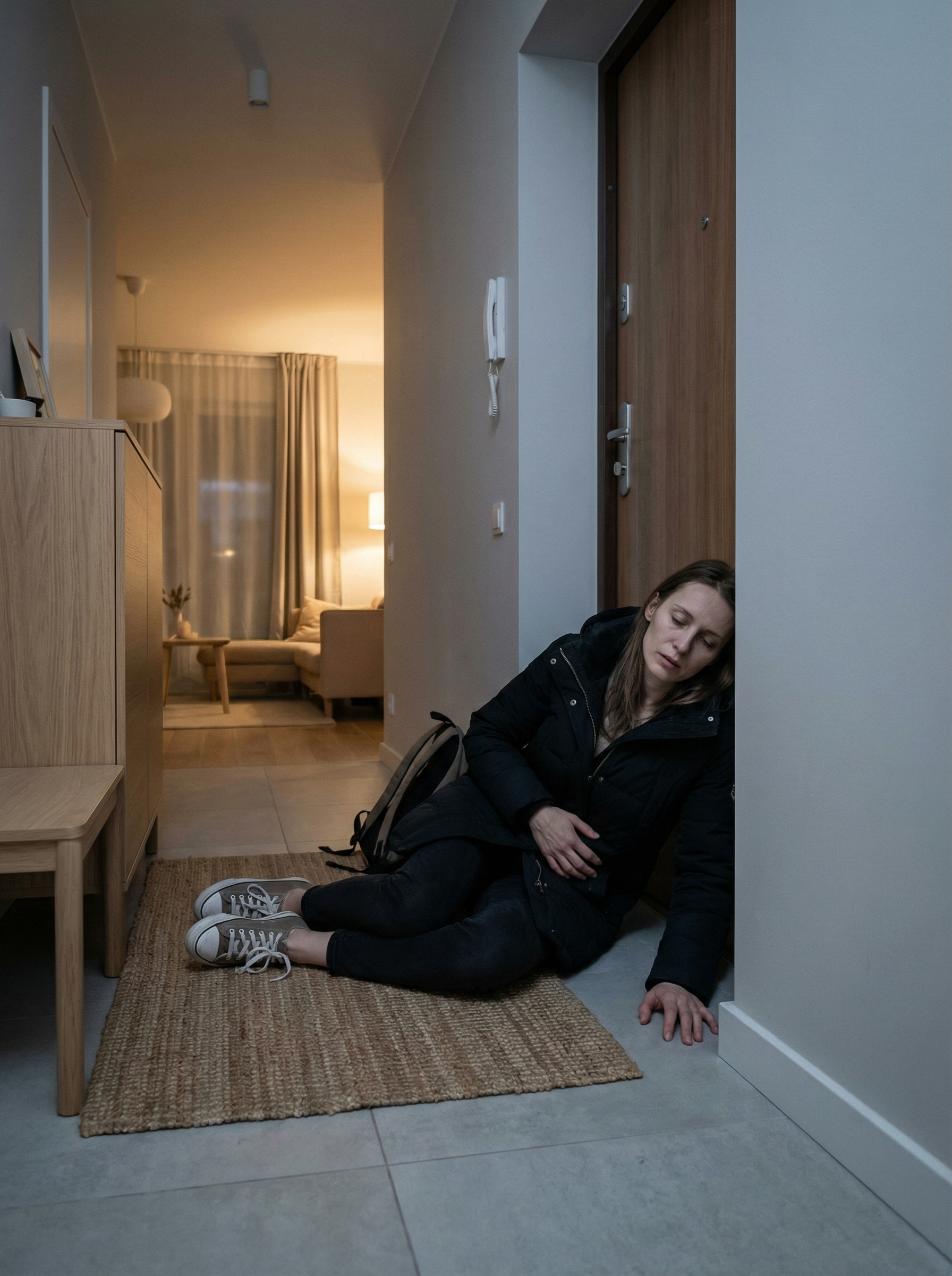 Того дня живіт почав боліти ще вдень. Біль потихеньку наростав, а Ольга все намагалася відволіктися, перекладаючи з місця на місце папки з робочими документами. – Знеболююче випий, ось! – колега співчутливо простягнула баночку з таблетками. – Від усього допомагають. Не допомогли. До вечора Ользі стало зовсім зле. Ледь відкривши двері додому, жінка практично ввалилася в квартиру, а потім і зовсім осіла на підлогу. І без того маленька і субтильна, скорчившись на килимку біля порога, вона нагадувала безпритульну собачку. – Пашо, виклич лікаря…