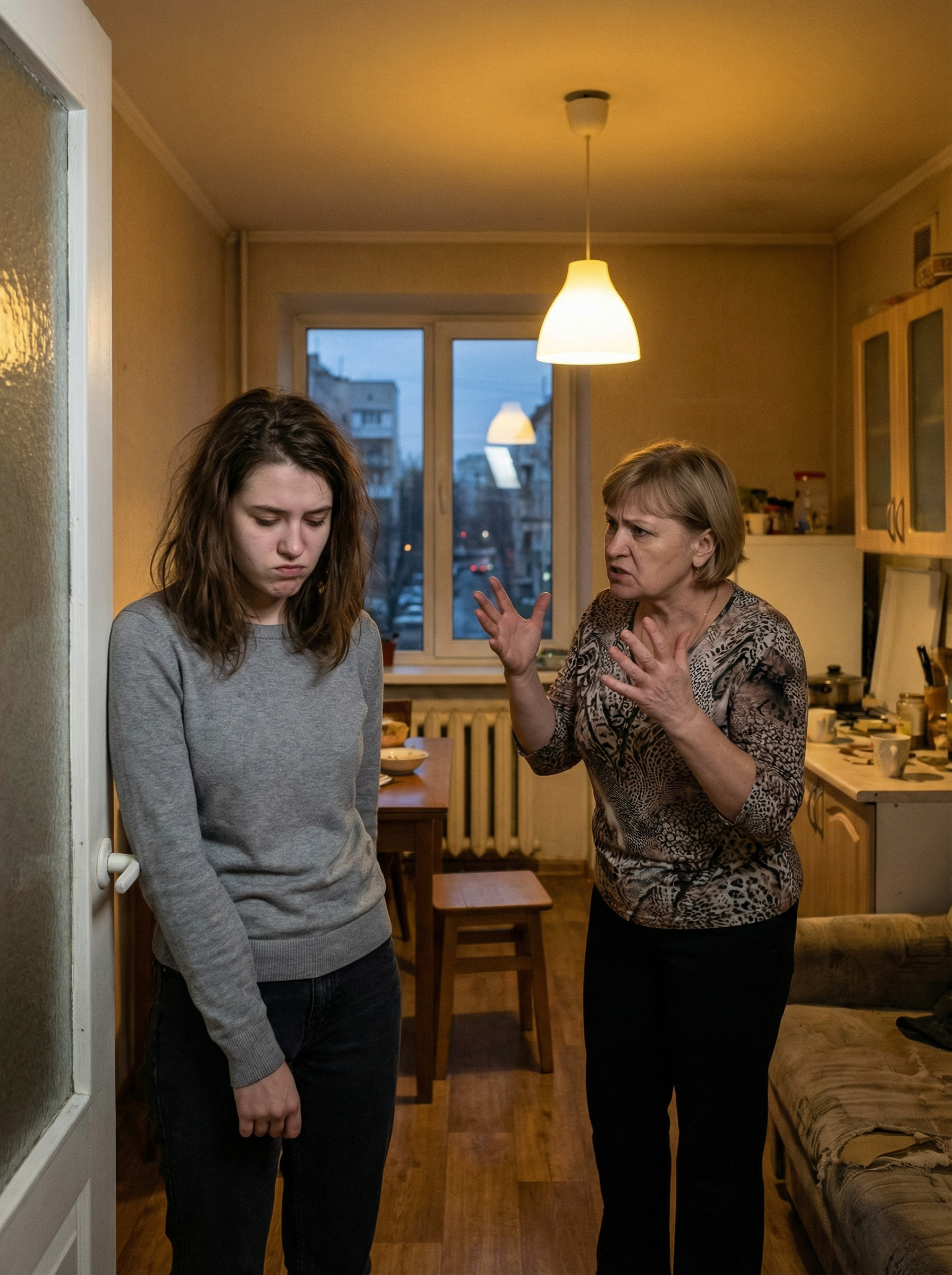 — Мамо, будь ласка, досить на мене кричати. Я втомилася на роботі, не треба мені ще вдома додавати проблем, — Віра зітхнула і спробувала з докором подивитися на матір. Тій були її погляди все одно, що слону голка. — Ах, втомилася ти? А я не працюю і не втомлююсь?? У мене, між іншим, крім тебе, … здорової, ще двоє дітей на руках. «Ну так не я ж тобі їх заробила, чого з мене за них питати», — мало не вирвалося у Віри. Але вона вчасно промовчала, чим, можливо, врятувала себе від зайвої серії материнських нотацій.