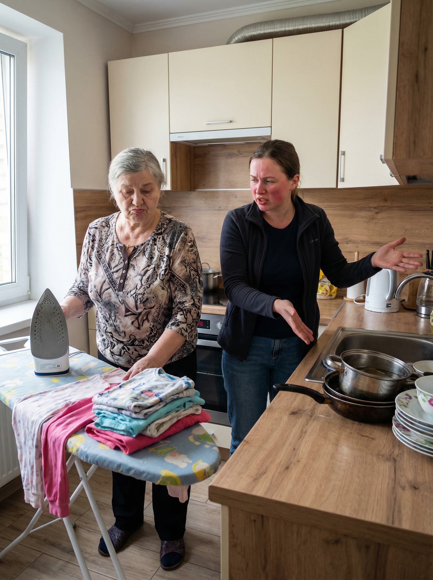 — Це інша справа! — закричала Оксана. — Ти зобов’язана брати участь у витратах! — Зобов’язана? — Голос Галини Петрівни став сталевим. — П’ять років я вас обслуговувала, як прислуга.