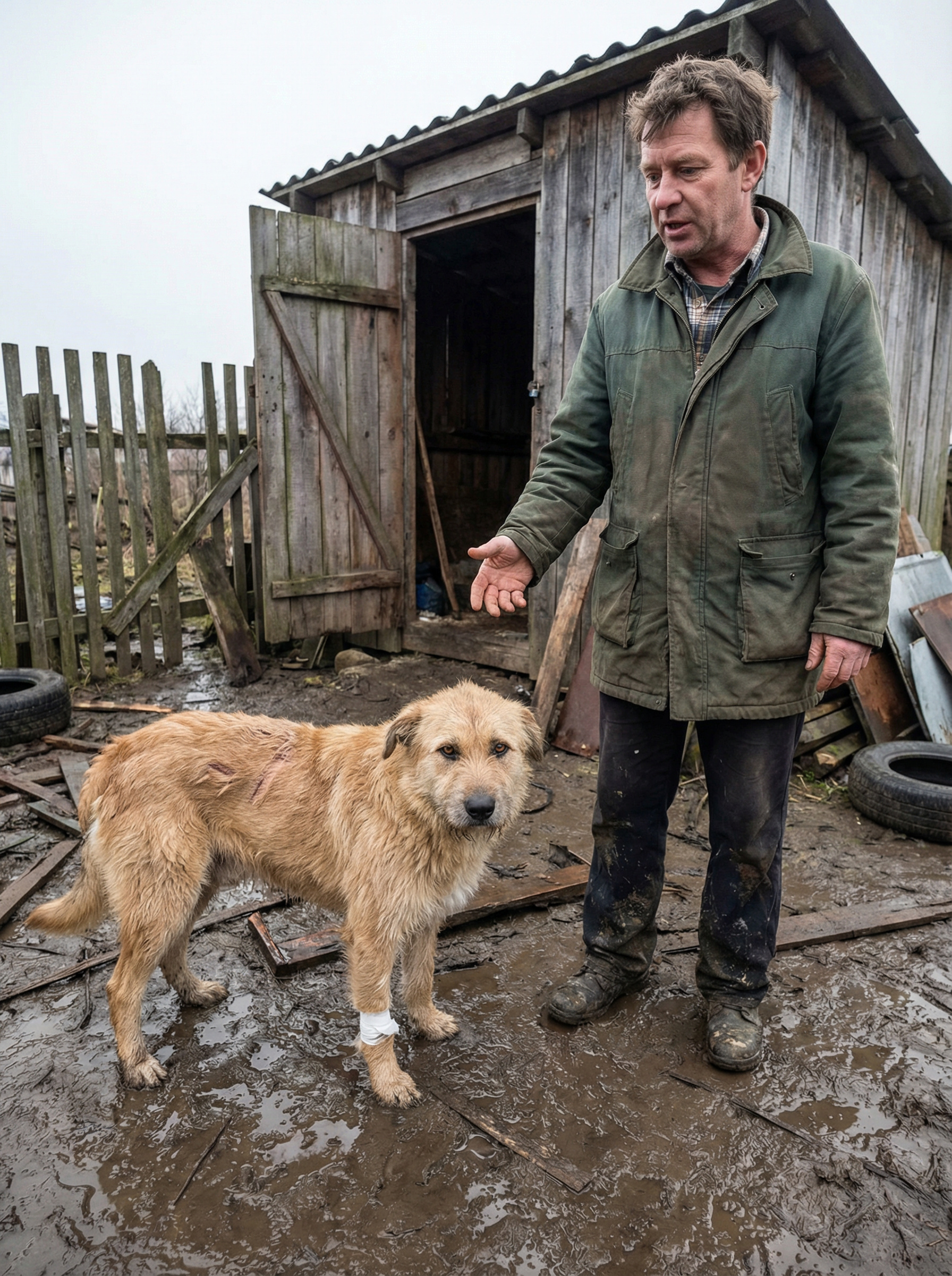 — Це вже не твій пес. Тепер його звати Бродяга, і я його не віддам. Ти навіть не уявляєш, через що він пройшов! Я його витягувала з того світу, він ледь не помер у мене на руках!