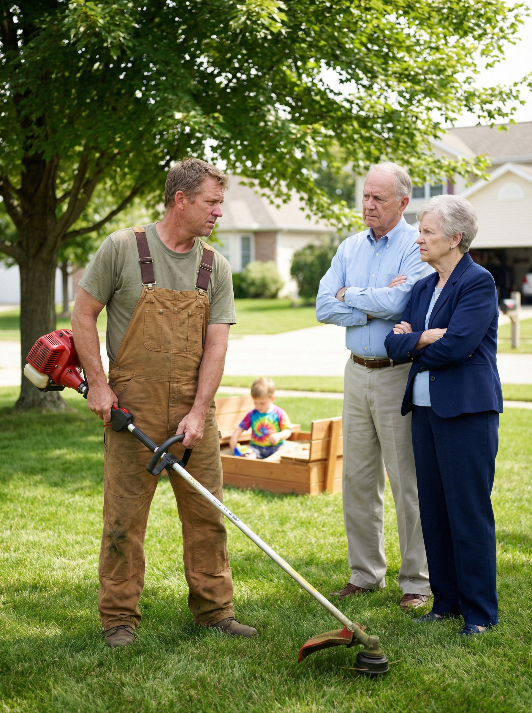 “– А що це ви нічого не зробили? – А що ми мали зробити, Антоне Івановичу? – Запитав зять. – Ми розраховували, що ви все тут відремонтуєте, – роздратовано сказала теща