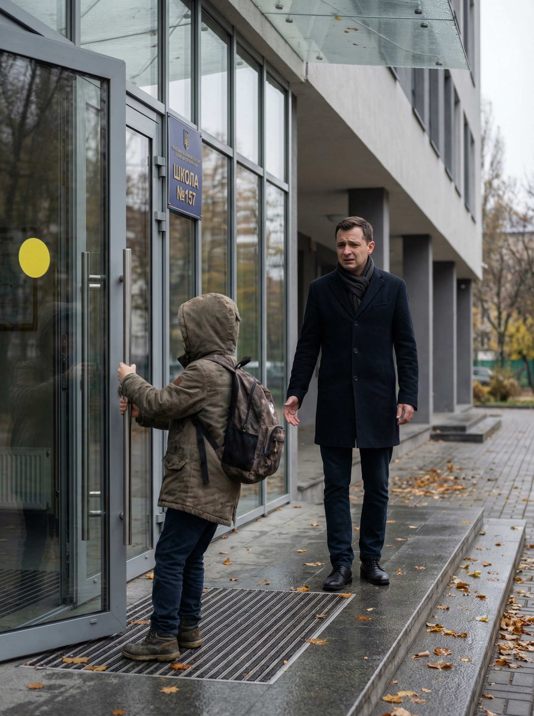 -Не бійся, малюк, – каже він тому маленькому собі, – не бійся, я з тобою і тато завжди поруч