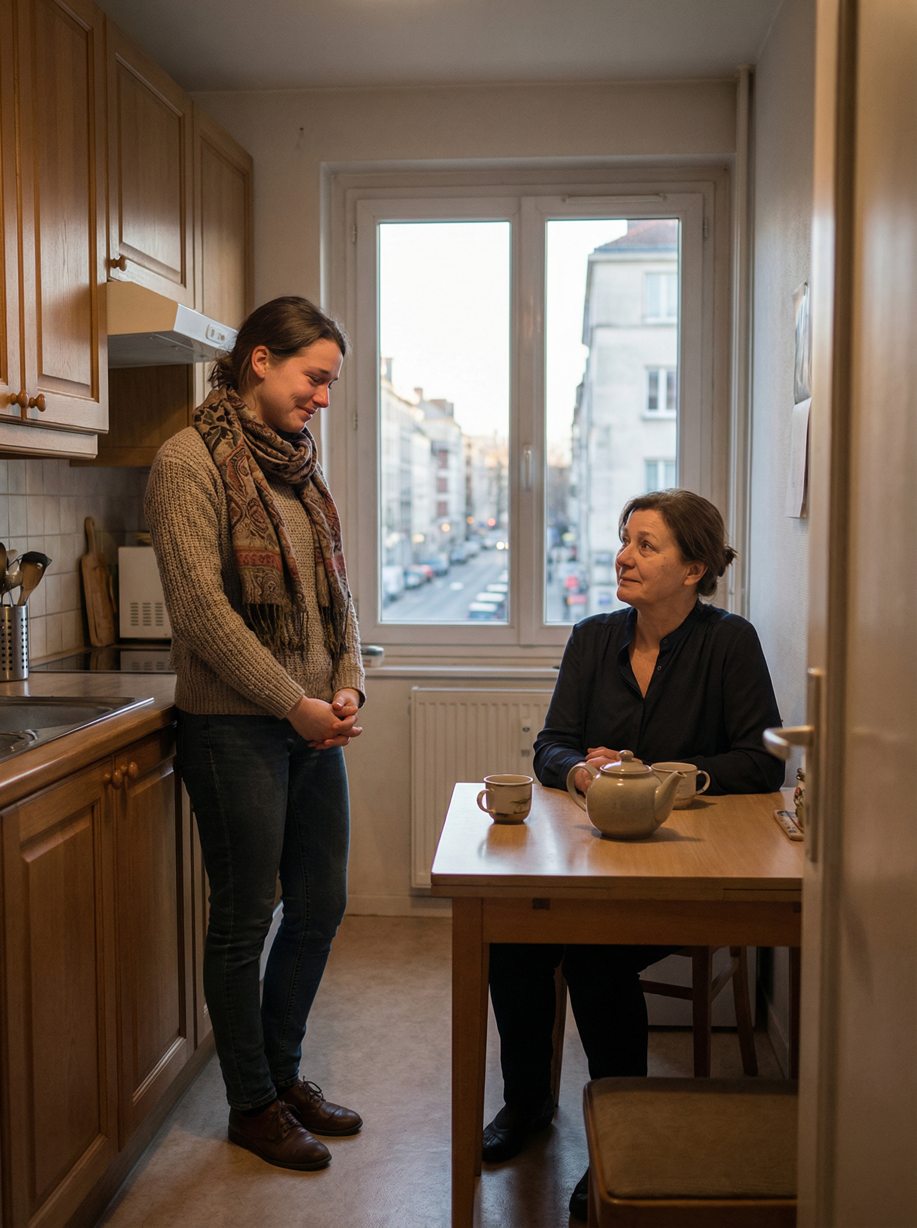 Ви ж вчите мене всьому, чого я не вмію, і це правильно. Я була б рада, якби у мене була така мама, як ви. Я ж бачу, що ви не зла. Свого сина любите і мене прийняли. Що ж я не розумію, що ви для Артема дружину кращу хотіли