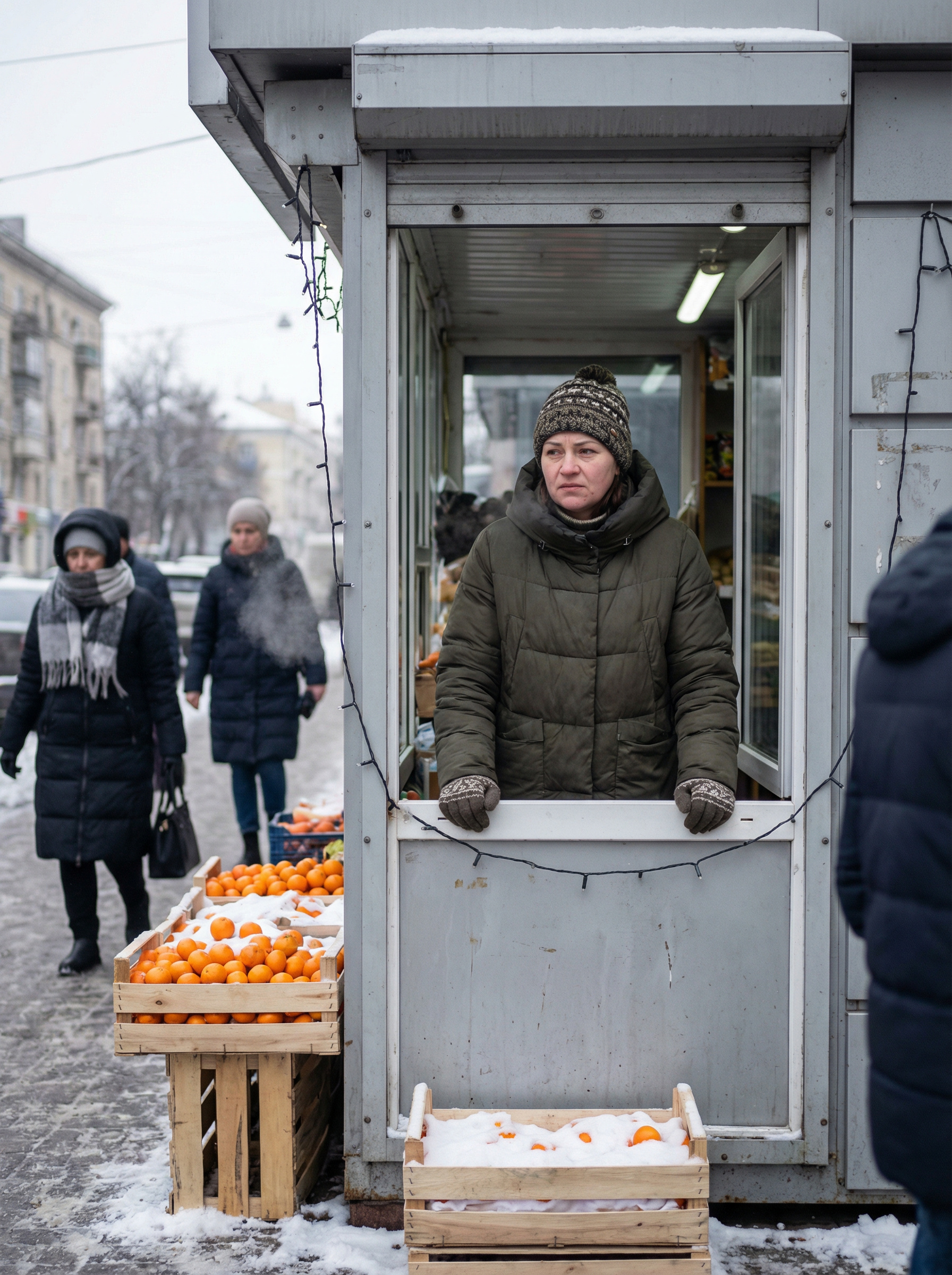 — А тому що мандарини — вони про щастя. А я себе щастя позбавляти не збираюся. Ось сяду на диван біля телевізора, з’їм мандаринку і стане мені добре-добре