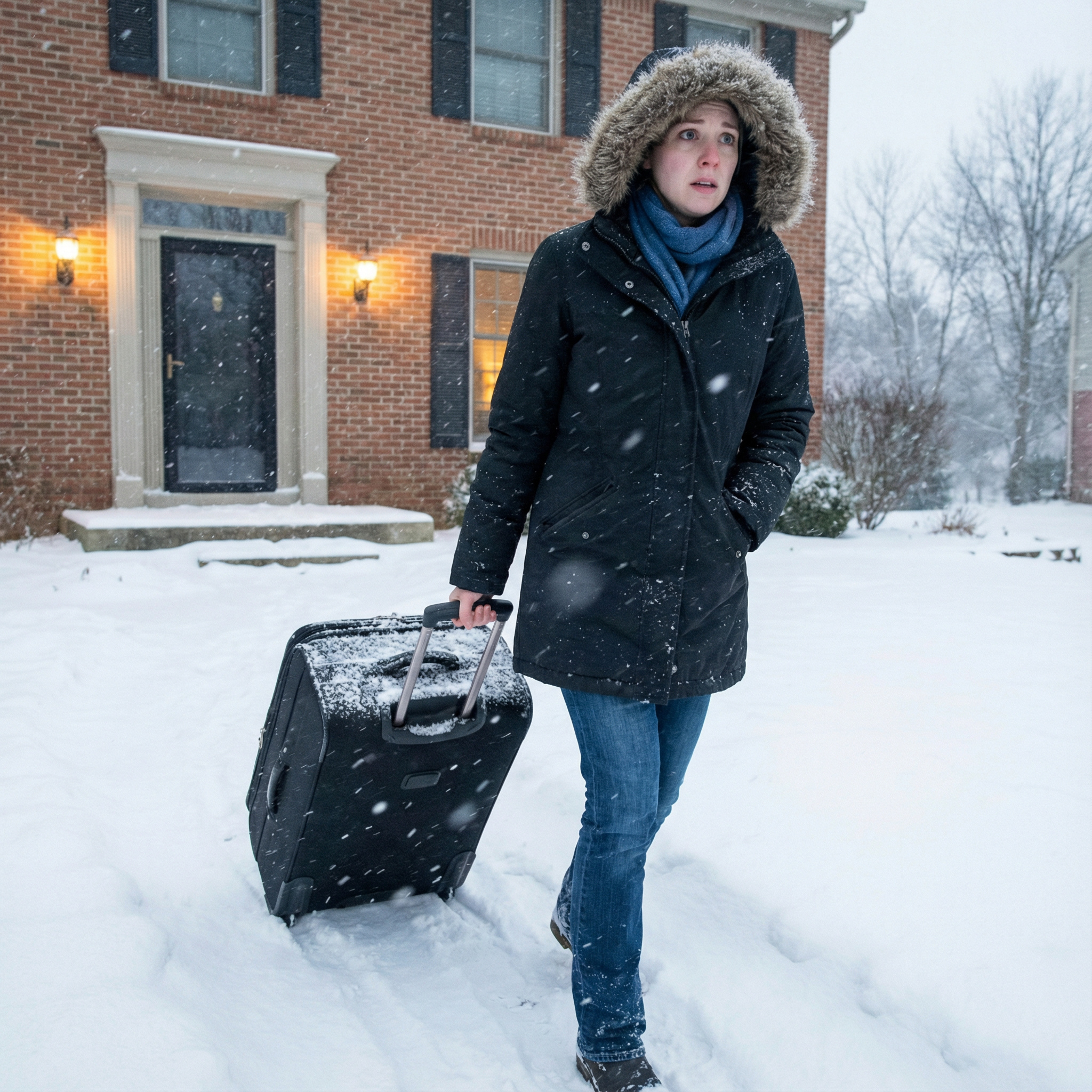 — Мамо, відкрий! Це я!… Ліза? Не може бути…— Зараз, донечко, зараз….Вона розчахнула двері — і перед нею стояла її дівчинка. Та сама Лізонька, тільки… інша. Доросла…— Можна зайти? — Звичайно, рідна, звичайно! — Я… я так рада, що ти прийшла…За вікном падав сніг.Тільки щось було не так…