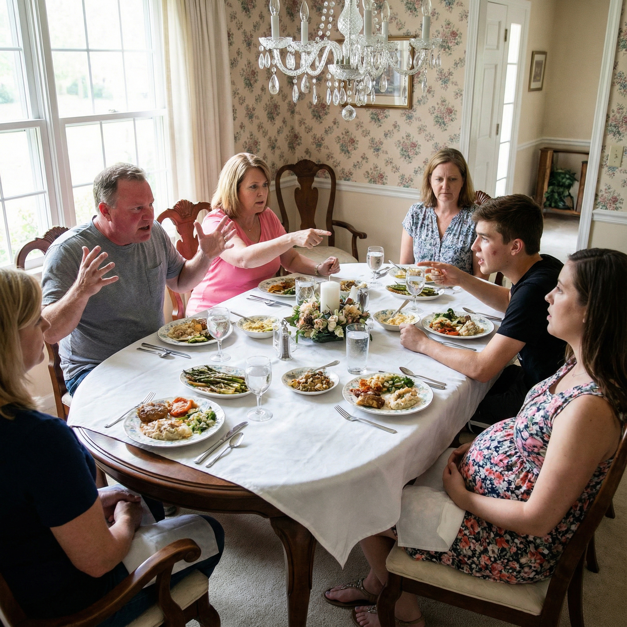 “– Ні! Ти глянь! Вона ще й бреше! Обдурила бабку, обдурила матір, братів. Племінника майбутнього обдурила! Усіх! Хочеш, щоб у тебе була сім’я – відмовся від заповіту. Я спадкоємиця! Я! Ми самі вирішимо, що робити із квартирою! – Репетувала мати