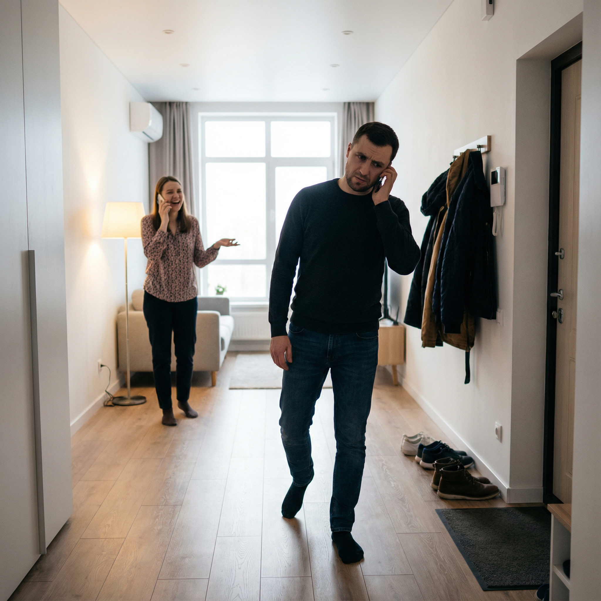 — А чого думати, синку, — швидко відповіла мама, — звільняйся з роботи і живи за рахунок дружини. Ти заслужив