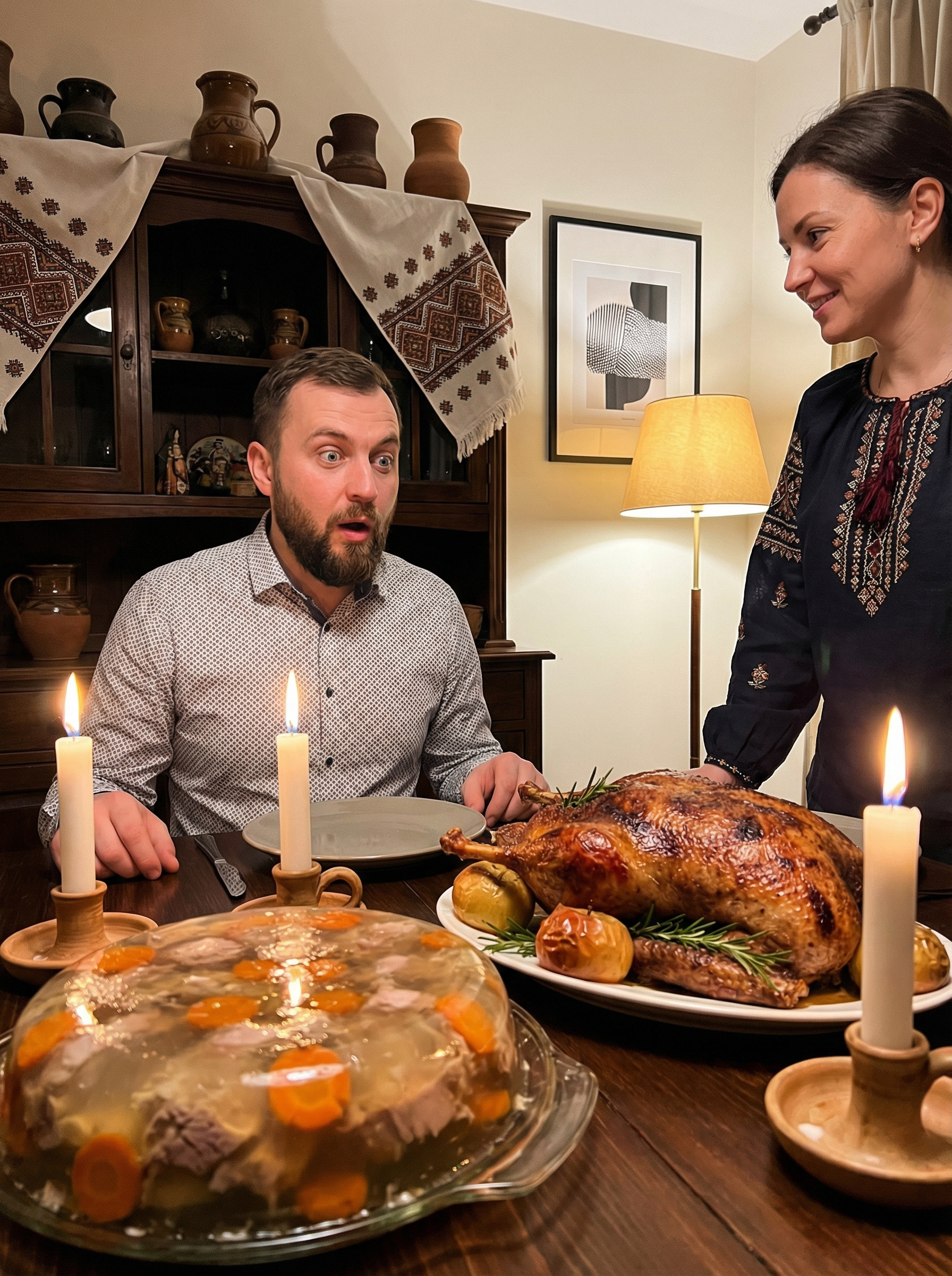 — Боже, який холодець! Прозорий, як сльоза! — А качка… Я такої не їла ніколи! Ігор сидів із відвислою щелепою. Дивився то на страви, то на мене… А Валентина Сергіївна раптом ожила. Порожевіла. — Ну, я ж не просто так стільки років учила Мариночку! Це все за моїми рецептами… Я їй стільки разів пояснювала, як холодець варити