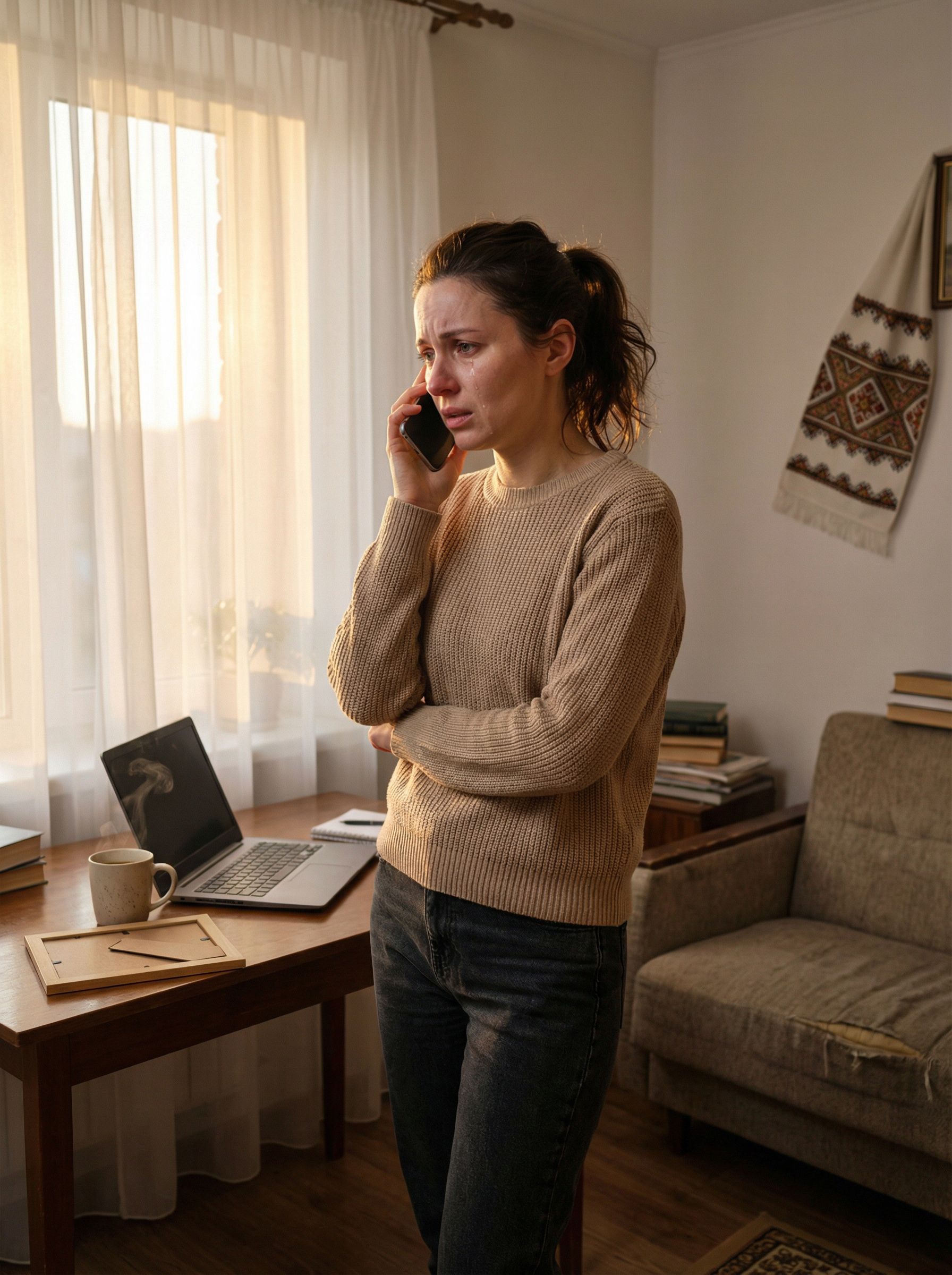Тетяна смажила чебуреки, коли пролунав дзвінок телефону. Номер був невідомий, але дзвонили наполеглево, тому жінка вирішила взяти слухавку. – А можна Євгена? – сказав вкрадливий жіночий голос. – Ви помилилися, – відповіла Тетяна, здагадуючись, що це можуть дзвонити з банку. – Ні. Не помилилась. Ви ж його дружина, – впевнено сказала незнайомка. – А ви хто? – здивувалася Таня. – Я його кохана жінка! Він не відповідає, а я чекаю, хвилююся, – пояснила співрозмовниця. – Яка ще кохана жінка? Ви що жартуєте? – вигукнула Тетяна, нічого не розуміючи