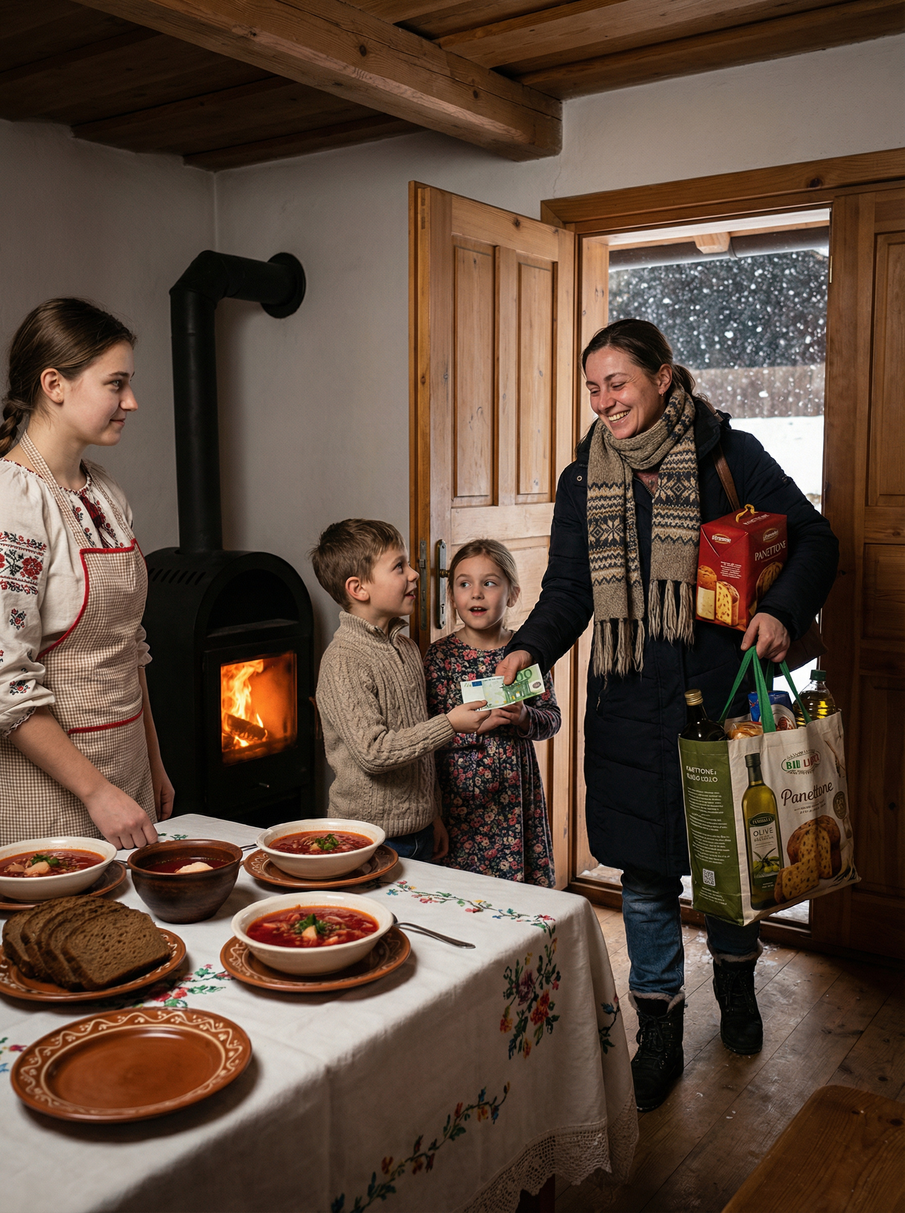 Місяць тому Cвекруха повернулася з Італії. Прийшла до нас, я грубку напалила, накрила гарно стіл. Мати чоловіка дала дітям по 100 євро, принесла торбу продуктів, різних делікатесів. Ми смачно повечеряли, випили чаю, а через тиждень я дізналася від сусідів дуже неприємну новину