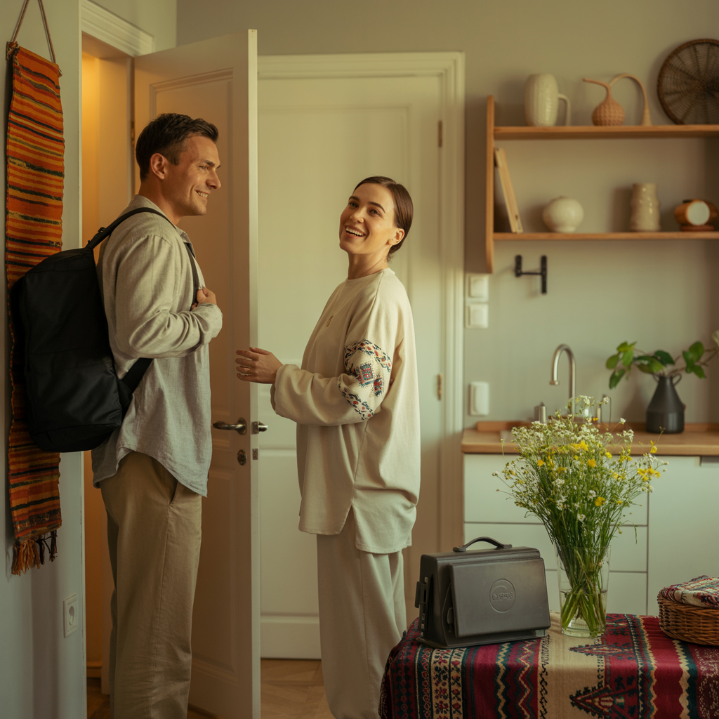 – Вибачте, але ні, іншим разом, мене Марина чекає, – Мирослав вкотре відмовився йти в кафе. – Дружина його кличе. А з друзями піти кудись посидіти? – друзі не розуміли, чому Мирослав так поспішає додому. Але одного разу Тарас потрапив в дім Мирослава, і зрозумів, чому все саме так відбувається