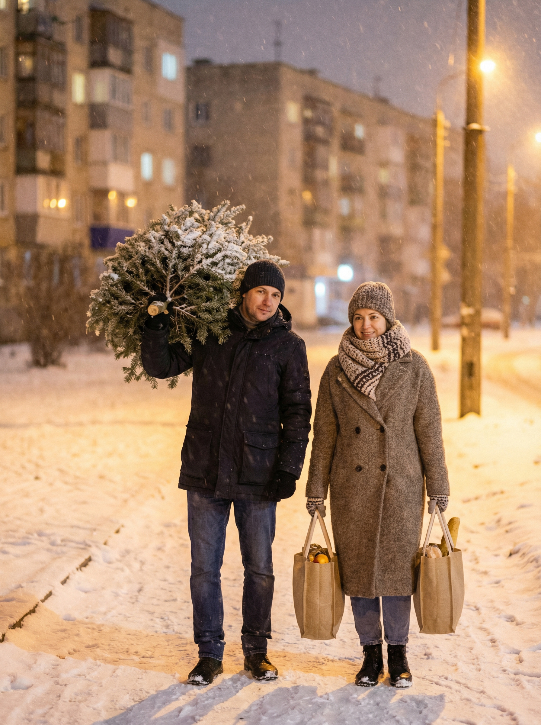 Наближався Новий рік. Віра з чоловіком поверталися з магазину з покупками. Олексій ніс у руках пухнасту ялинку. – Зачекайте, притримайте нам, будь ласка, двері! – Віра кинулася до під’їзду, в який заходили дві жінки, а потім гукнула до чоловіка: – Олексію, давай швидше! Чоловік поквапився з ялинкою. Раптом Віра кинула погляд на тих жінок, які саме заходили у підʼїзд. Вона придивилась до них і застигла від побаченого