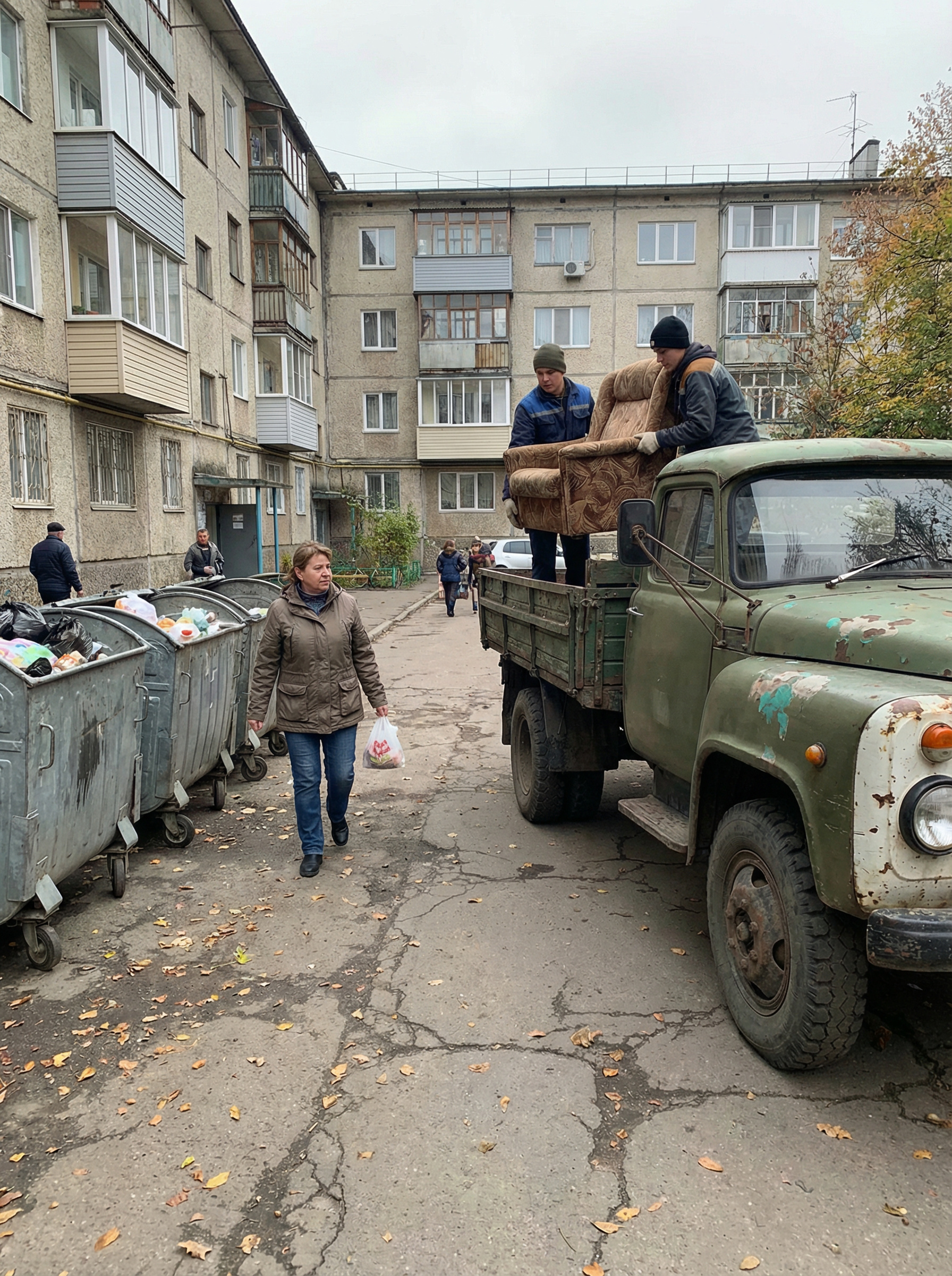 Рита пішла викинути сміття. Раптом до контейнерів під’їхала вантажівка. З кабіни вийшло двоє хлопців. Вони витягли старе крісло, сіли в машину й поїхали. Рита оглянула крісло. – Яке гарне, тільки підремонтувати треба, – подумала вона. – Візьму я його. Рита затягла крісло в квартиру. – Ти навіщо це притягла?! – здивовано запитав її чоловік Сергій. – Подивися, яке гарне! Зараз підремонтуємо, і сидітимеш телевізор дивитимешся. – Ну давай спробуємо, – погодився Сергій і потягнув крісло в кімнату. Чоловік став знімати стару оббивку. – Рито, дивись! – раптом вигукнув він. Рита глянула на крісло й очам своїм не повірила