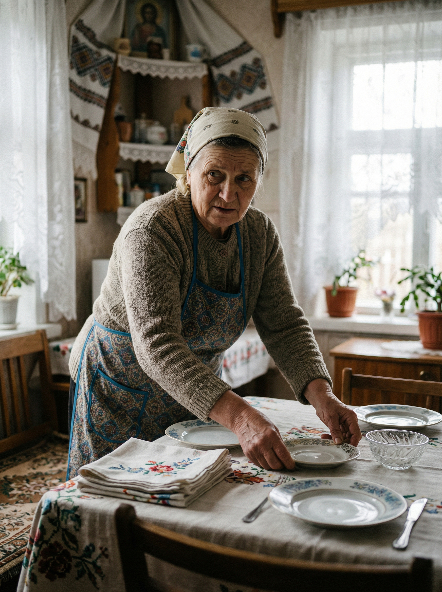 — А це з чим салати? Майонез? Ще хтось готує олів’є і оселедець під шубою? Серйозно? Моя мама робить по-іншому. Ми що, у минуле століття потрапили? Я таке не їм, вже вибачте. — Тоді бери курочку, пригощайся м’ясним рулетом, пиріг. Усе домашнє, свіже. Он скільки всього. – Дбайливо запропонувала майбутня свекруха