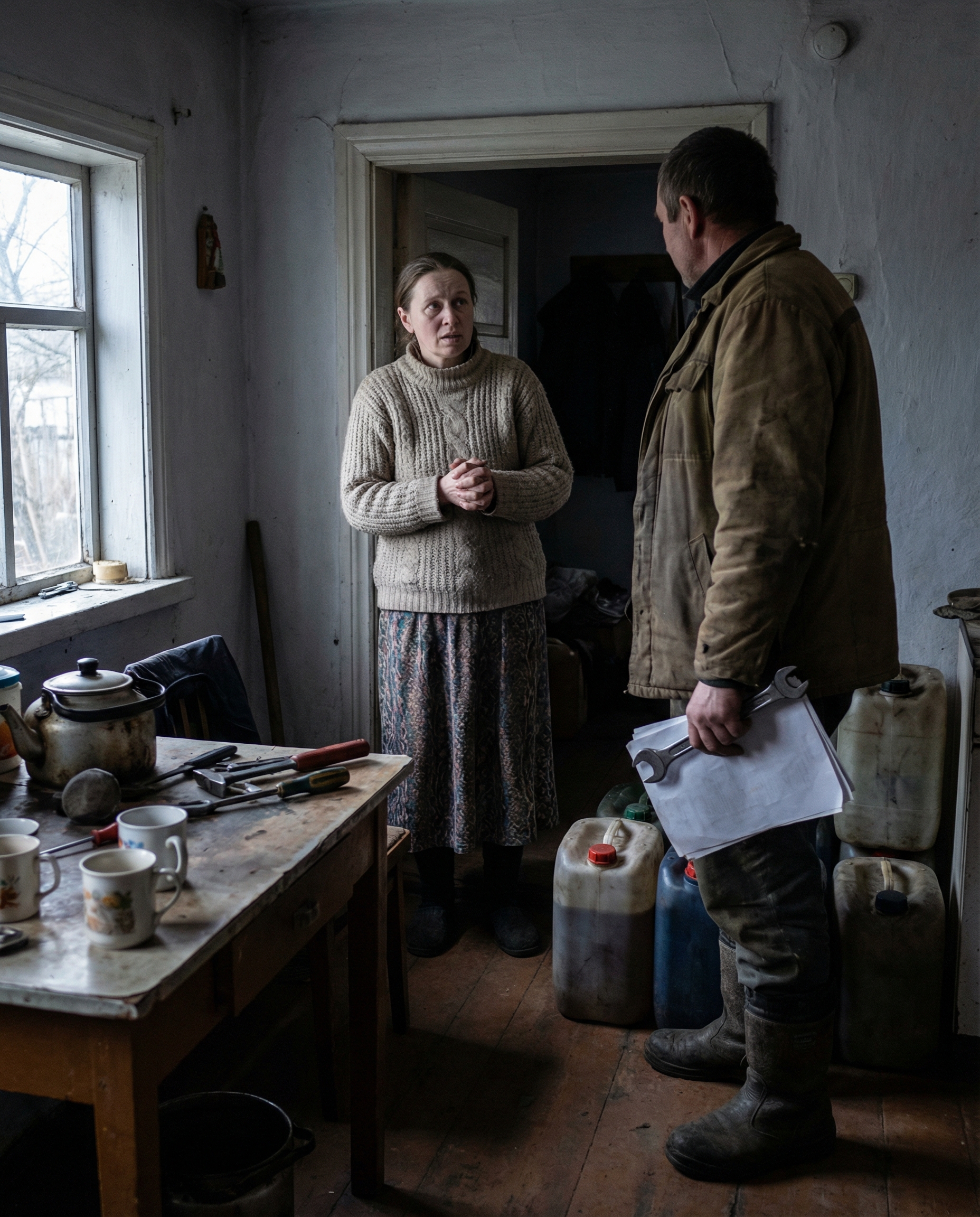 – Якщо ти зараз поїдеш, – тихо сказала Лола, – можеш не повертатись. Зовсім! Забирай свої каністри, інструменти, тракторні каталоги і котися до мами назовсім!