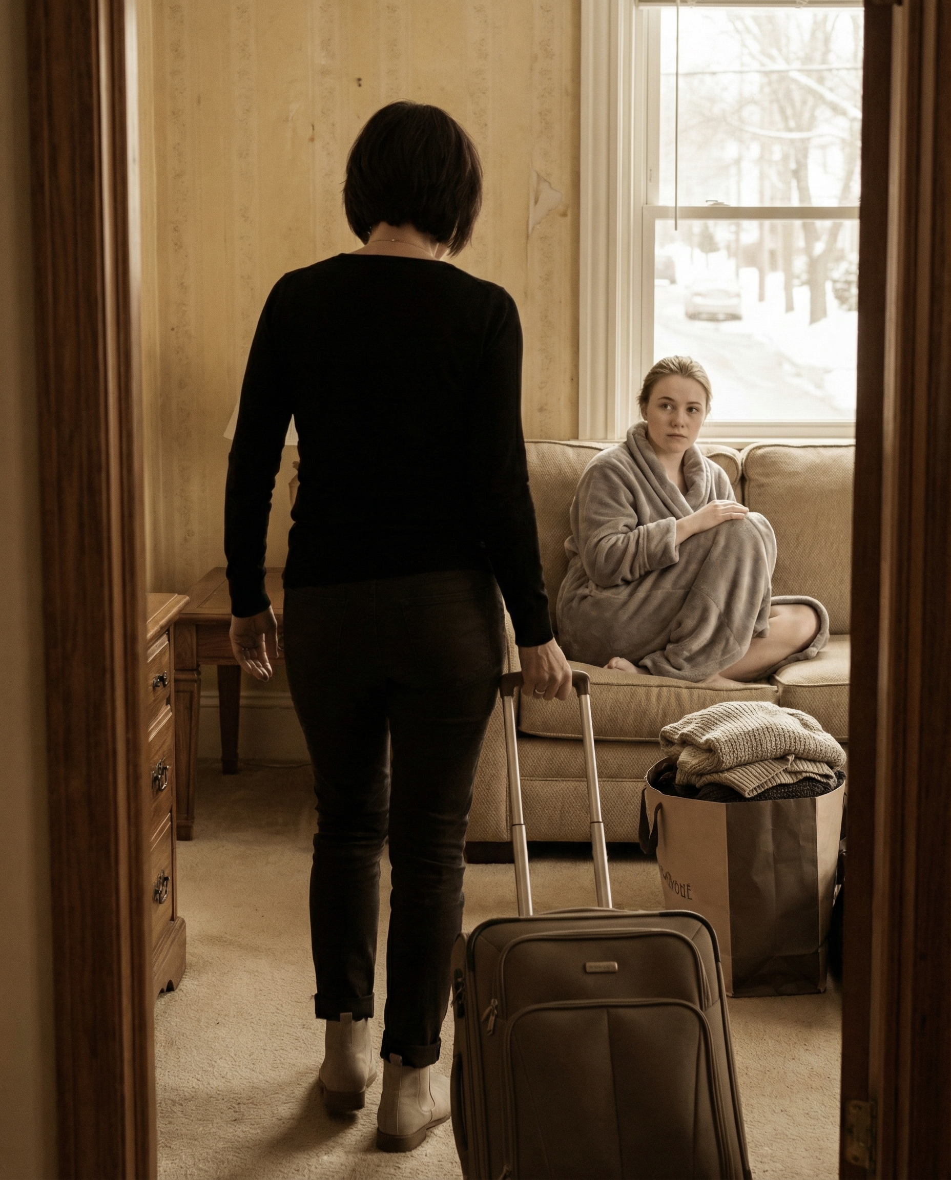 Анжела повернулася додому раніше на кілька днів, щоб зробити чоловікові сюрприз. Але сюрприз чекав на неї