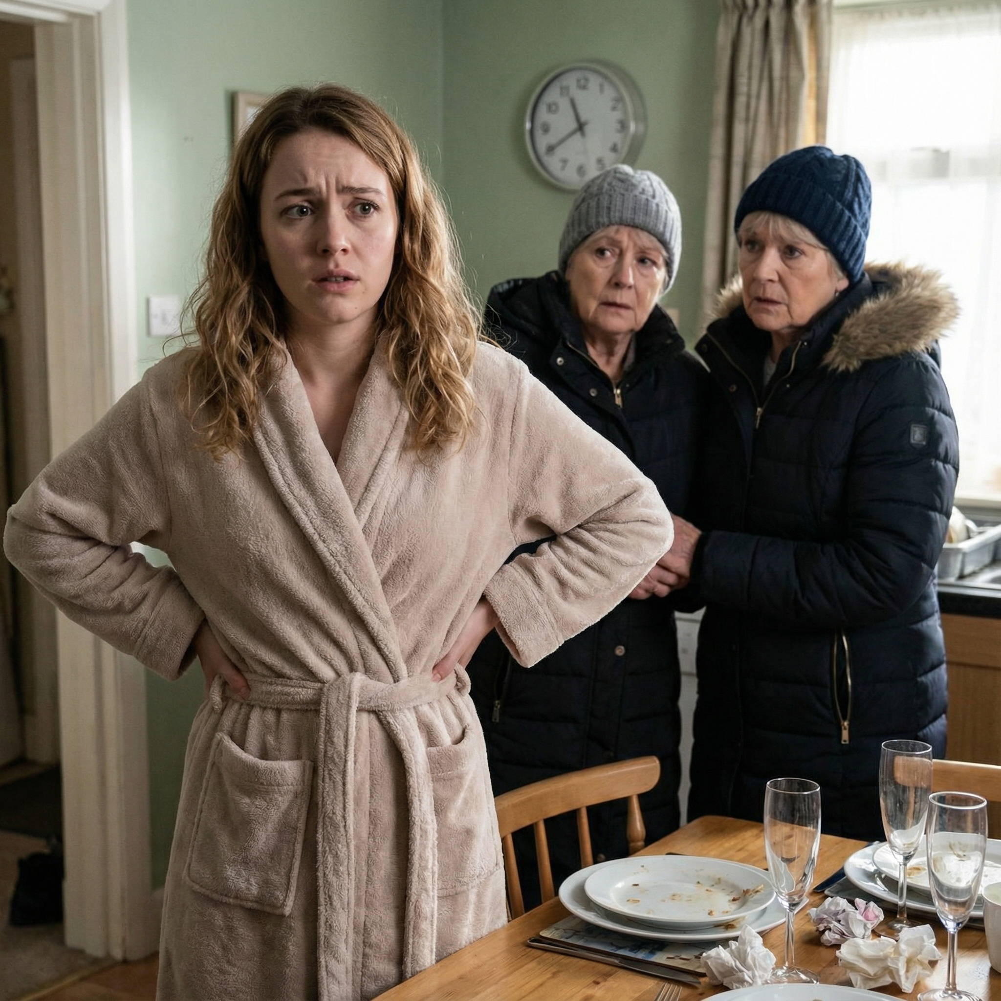 З Новим роком, – сказала я. – Чим зобов’язана такому ранньому візиту? – Ранньому? – ахнула Зінаїда Марківна. – Моя хороша, ти на годинник дивилася? О пів на десяту! Я у твої роки вже пів квартири встигала прибрати до цього часу