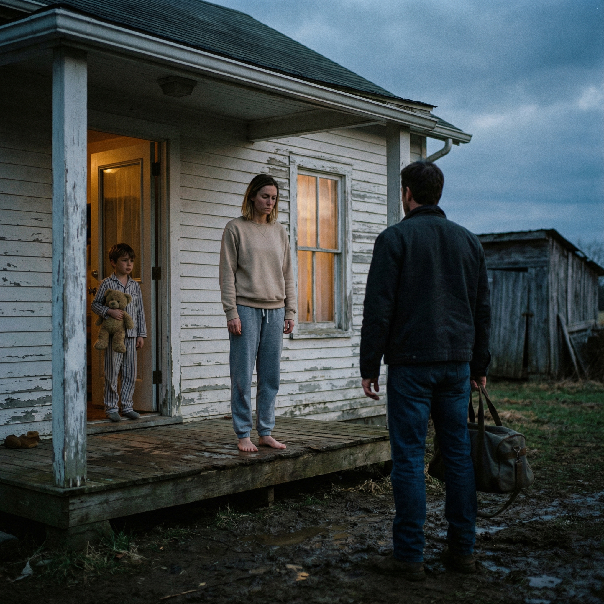 – Я ж думав ти не повернешся. Квартирантка там у тебе. Іти їй нема куди з дитиною. Ти її вже не виганяй, ми тут всі їй допомагаємо