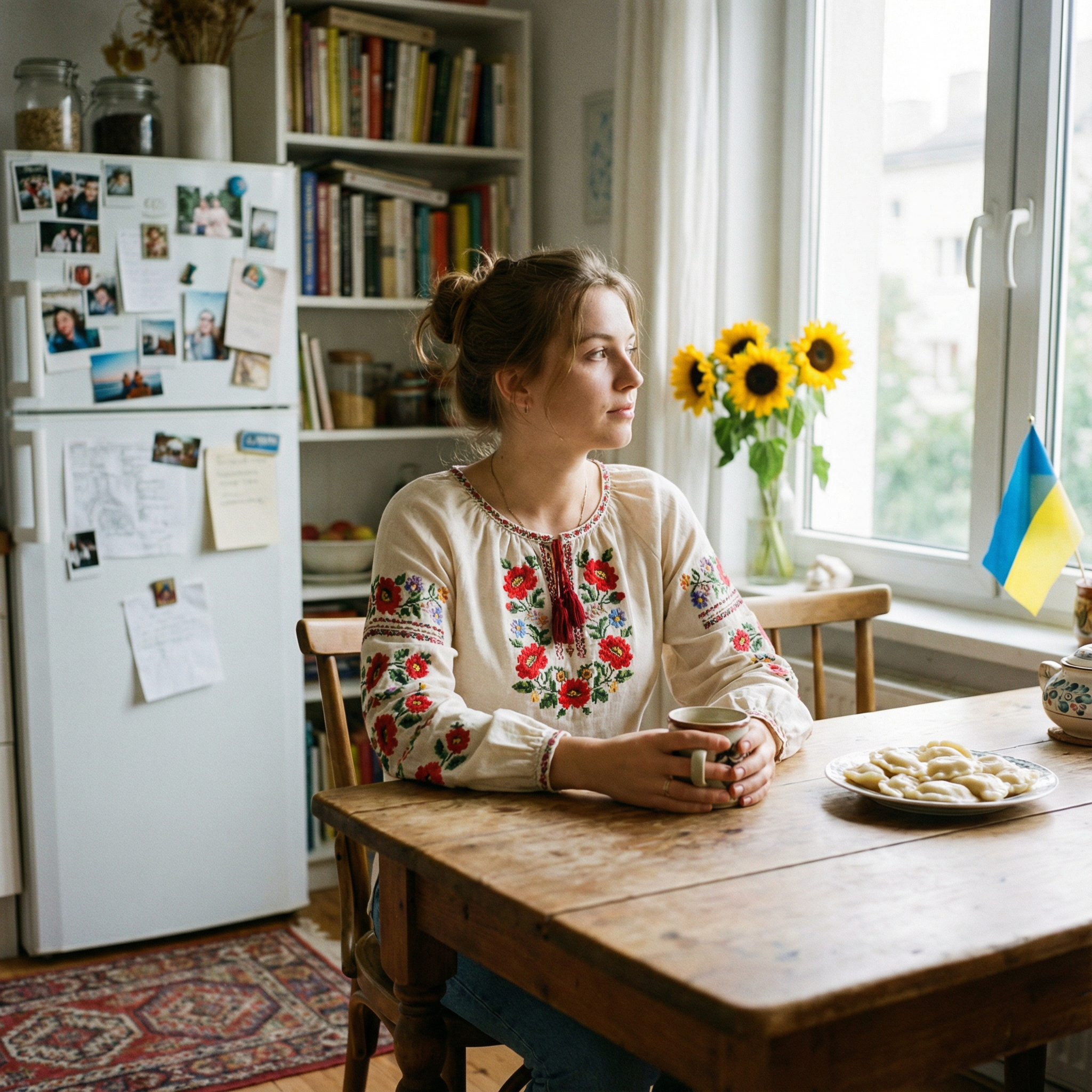 Андрій нічого не помічав. Чоловік приходив із роботи, вечеряв, дивився телевізор і лягав спати. Катерина заздрила його спокою. Андрій не бачив загрози там, де Катерина відчувала наближення бурі.