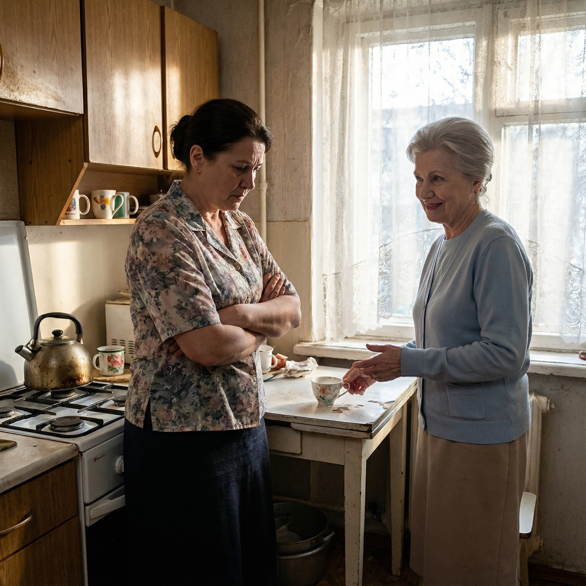 — Ну що ж ти, Аллочко, знову макарони вариш? — хитала головою свекруха. — Ніякої різноманітності в раціоні, зовсім про чоловіка не дбаєш. А Сергій звик мовчати. Щойно мати починала свою пісню, він або йшов у ванну, або «залипав» у телефоні. Алла терпіла