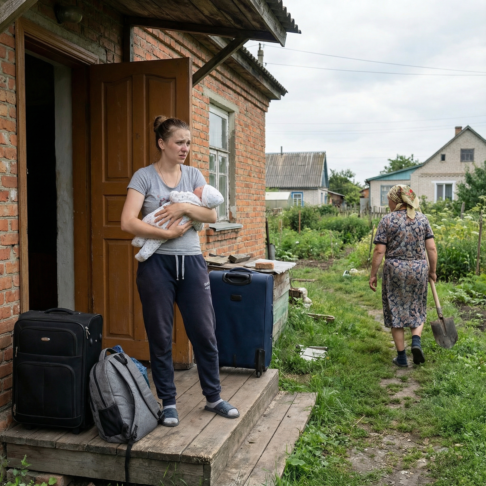 – Ну все, Любов Петрівно, відпочила я, від плити не відходила, за Марійкою ганялася, щоб не влізла нікуди. Рано вранці то рев косарки слухали, то гавкіт собак. Романтика! – Сказала Галя, виходячи з дому з сумкою в руках, поруч йшла Марійка