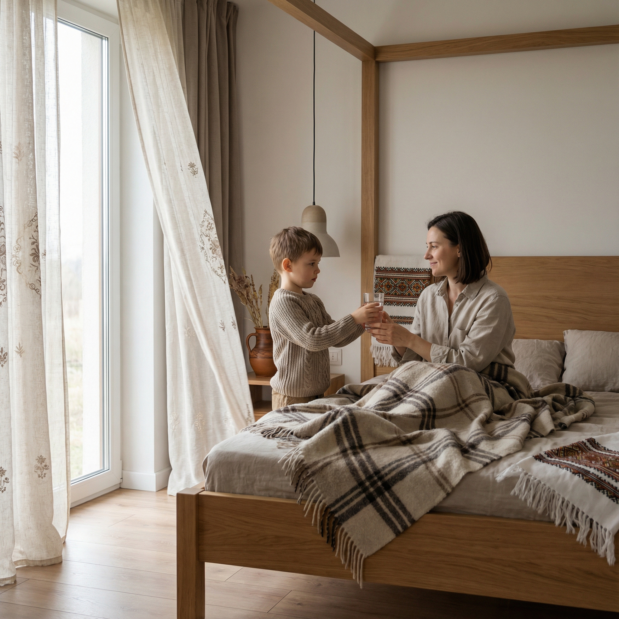 – Допоможи, Боже! Мама хворіє. Крім неї у мене нікого немає. Зроби так, щоб вона одужала. У мами немає грошей на ліки