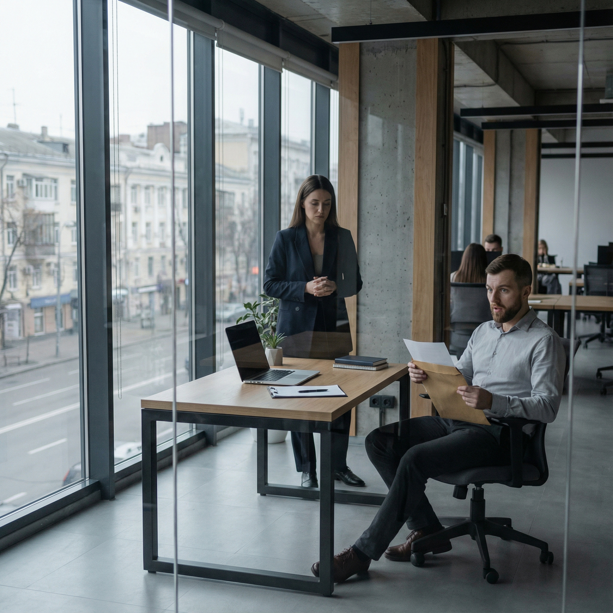 — Звідки у тебе такі суми?! — розлютився він. — А ти з якого дива питаєш, якщо сам третій місяць на дивані?…