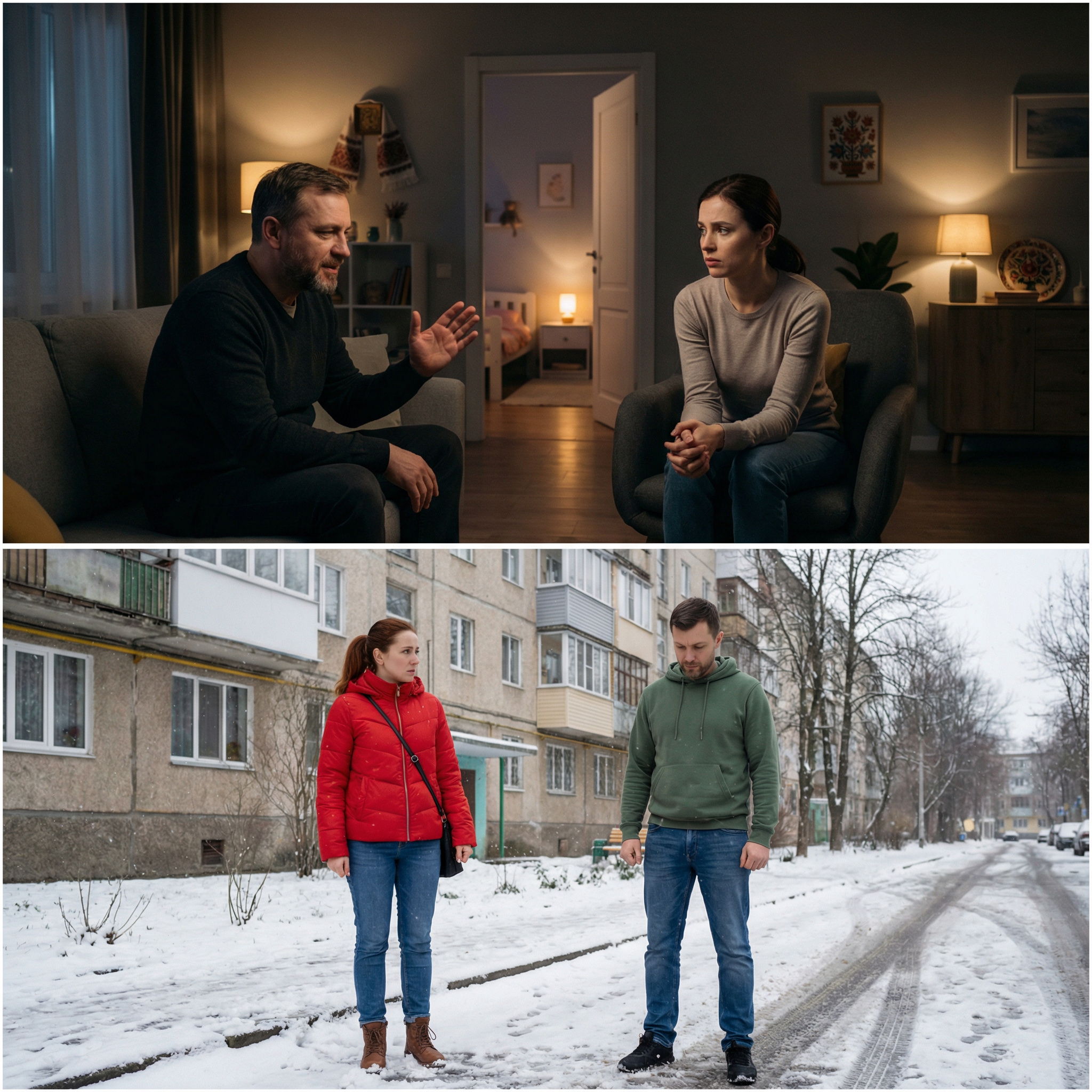 “-Зачекайте, – сказав він.