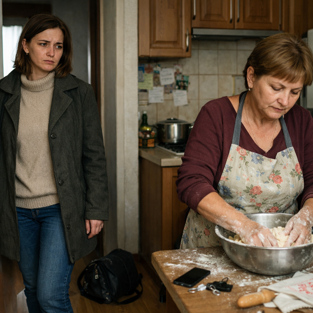 Мамо! Артем мені зраджує! З Оксаною, моєю найкращою подругою, — голос Соломії здригнувся, вона кинула сумку на підлогу і втупилася в матір, шукаючи хоча б тінь підтримки. Пані Марта навіть не підняла очей від миски з тістом, яке вона енергійно вимішувала для суботніх пирогів. Її руки рухалися ритмічно, впевнено, наче донька повідомила не про розпад сім’ї, а про прогноз погоди на завтра. — Ну то й що з того? Розлучатися зібралася? У твоєму віці, дитино, порядні чоловіки на дорозі не валяються. Треба бути розумнішою. — Мамо, що ти таке кажеш?! Він зрадив! Із жінкою, якій я довіряла як собі! Яка хрестила нашого сина! — А ти впевнена? Може, тобі просто здалося? Чоловіки іноді просто забагато розмовляють із жінками, це ще не означає великої біди. — Я бачила їх, мамо! У тому маленькому готелі біля траси. Вони виходили з номера, він тримав її так, як мене не тримав уже років п’ять! — Може, в неї була біда? Чоловіки втішають по-різному. Не роби з мухи слона. Сім’я — це терпіння, а не твої дівочі фантазії про вічне кохання. Соломія відчула, як ноги стають ватяними