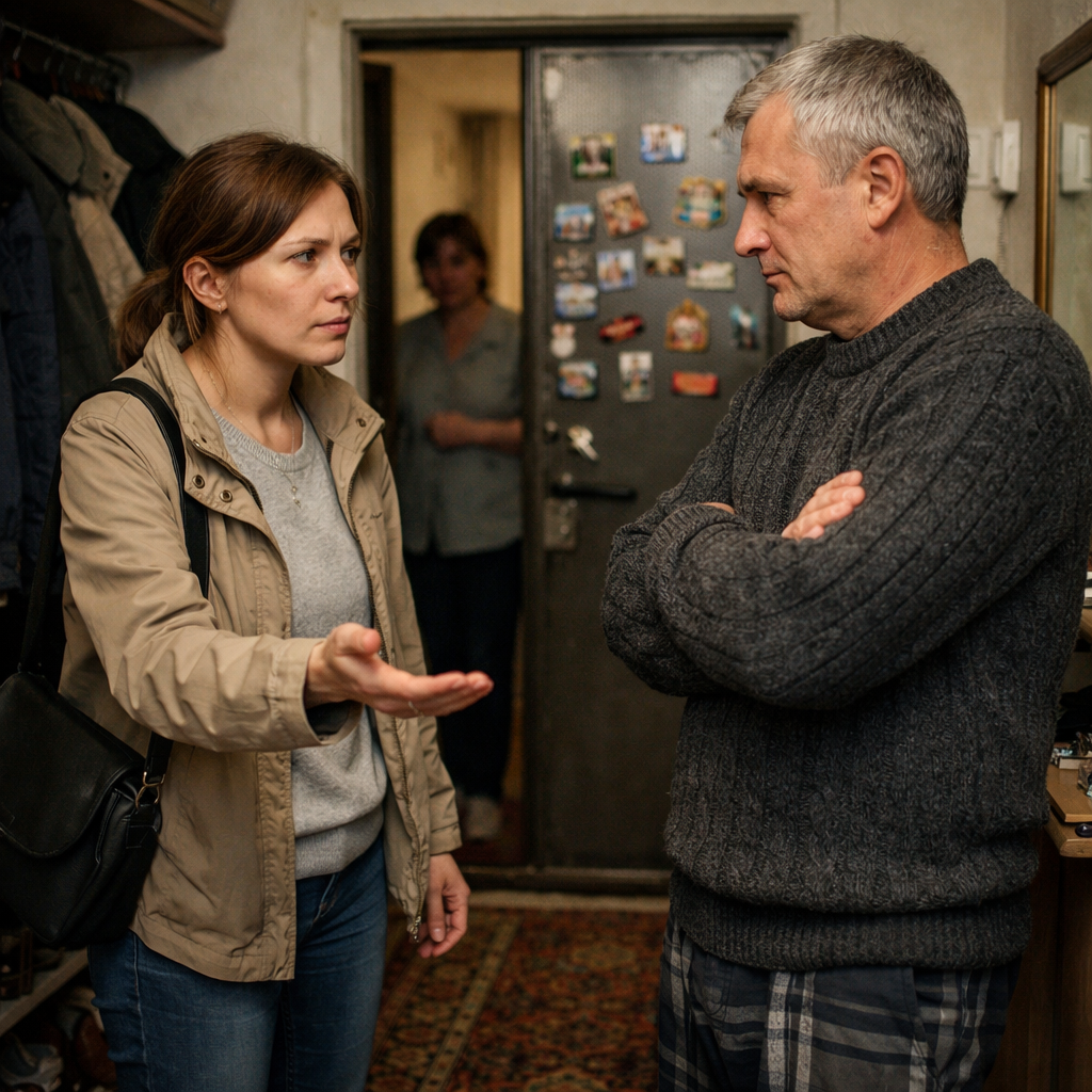 Таня прийшла до батьків і з порогу сказала. – Тату, це ж твій онук! Ти ж багатий, допоможи грошима! – просила донька.  – У мого онука є свій батько, от нехай він його й утримує! – відповів батько. Таня прийшла додому ні з чим. – Ну що, допоможуть батьки, – запитав Віктор. – Ні, – опустила очі Таня. – Знаєш Таня, нам треба з тобою розлучитися, – раптом заявив Віктор. Таня не розуміла, що відбувається