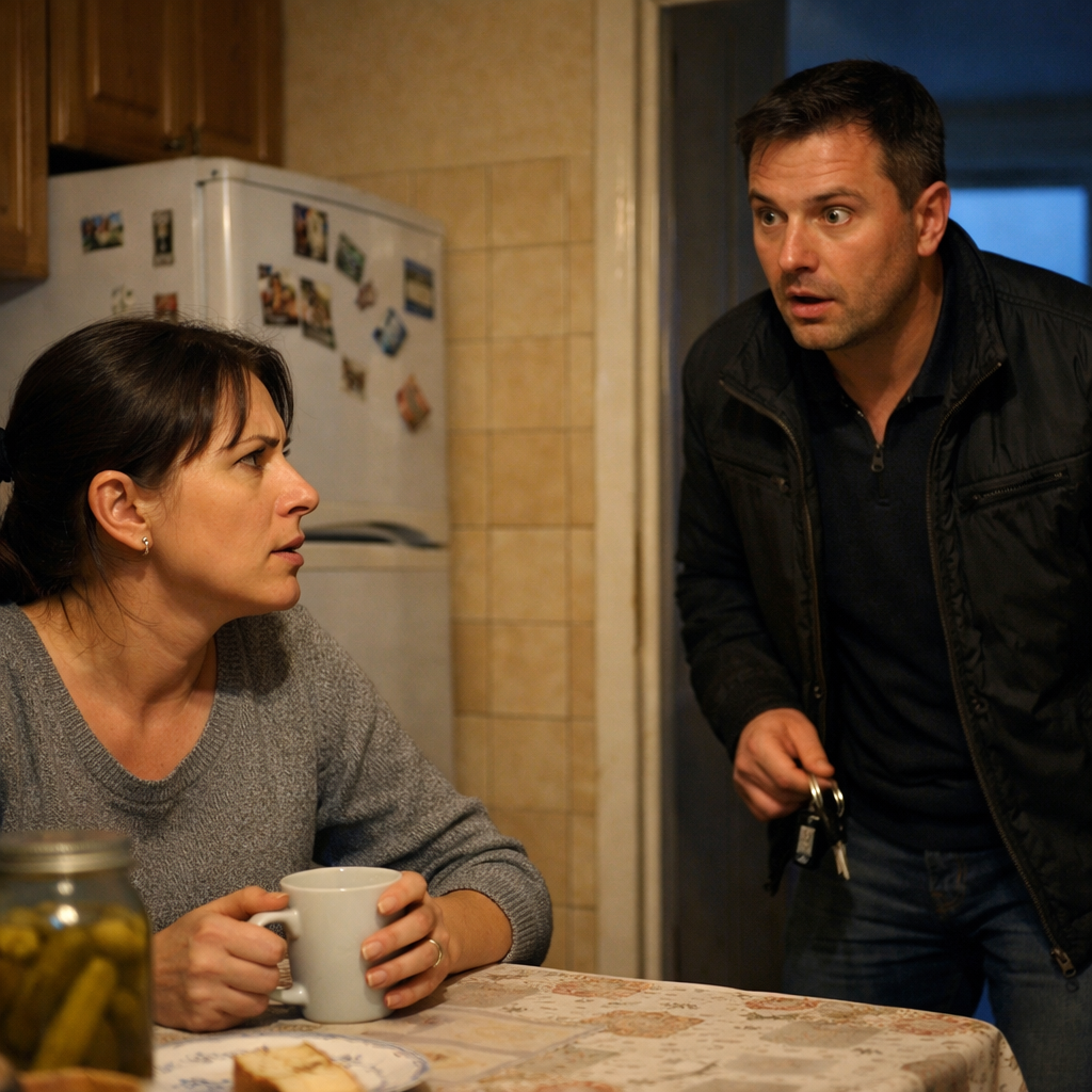 Тамара поралася на городі, коли прийшла сусідка Ніна. – Тамаро, а що це твій Андрій вирішив піти від тебе? – сказала сусідка. – Ти про що? – здивувалася Тамара. – Я дивлюсь він з Галиною часто спілкується, возить її на машині на роботу, – пояснила Ніна і пішла. Тамара  вирішила ввечері поговорити з чоловіком. Андрій прийшов пізно, на кухні його чекала дружина. – Я все знаю! Про тебе і Галину, – раптом сказала Тамара. Андрій аж застиг від здивування