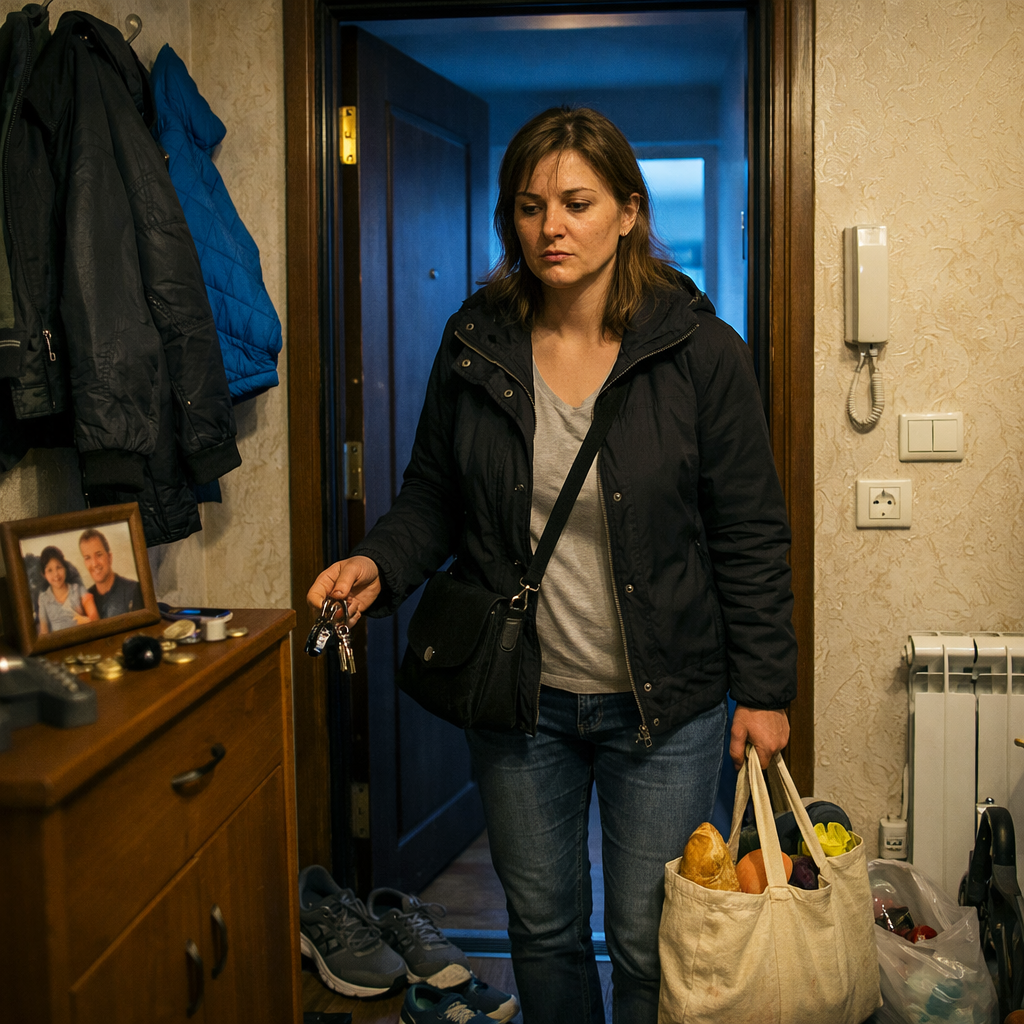 Ніна втомлена прийшла з роботи додому. Вона відкрила двері і зайшла в свою квартиру. Жінка увімкнула в коридорі світло, озирнулася навкруги і раптом вискочила назад за двері! Ніна подумала, що вона щось переплутала. Вона підвела голову і подивилася на номер квартири. – Все правильно… Моя квартира… – пробурмотіла вона й зайшла назад. Ніна уважно оглянула коридор і раптом усе зрозуміла