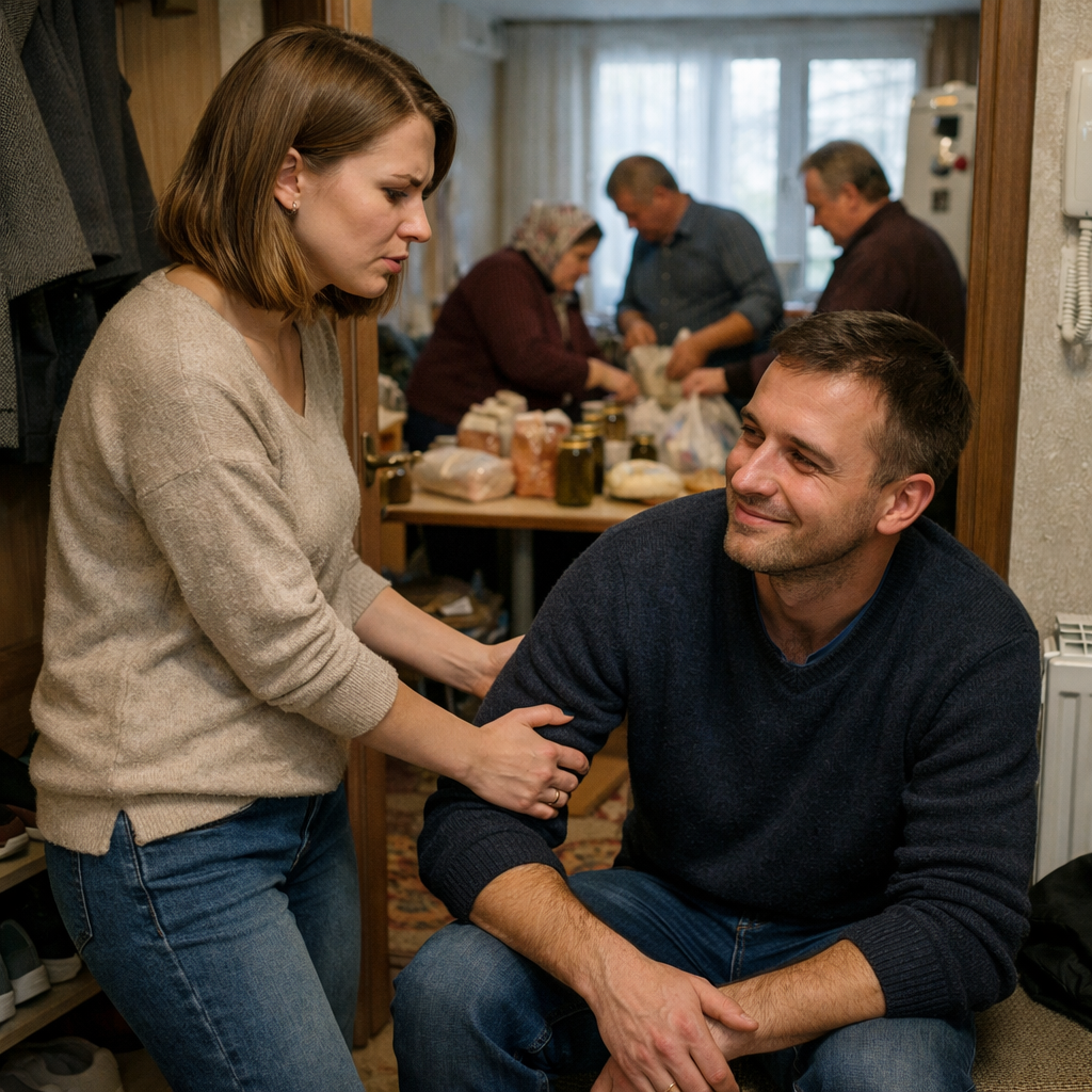Та не сваріться ви! Ми ж із миром приїхали. Он скільки всього привезли. Давайте краще ще по трошку — і світ стане кращим! Григорій, відчуваючи, що атмосфера стає занадто наелектризованою, вирішив знову пожартувати. Олексій зітхнув і приречено сів на місце. Він розумів, що боротися з цим стихійним лихом марно. Це як повінь — треба просто перечекати. — Слухай, це просто неймовірне нахабство! — Софія витягла чоловіка в коридор. — Вони приїхали без попередження, з купою сала, і тепер вимагають, щоб ми пішли з власного дому? — Сонечко, ну зрозумій… — благально дивився на неї Олексій. — Це моя родина. Бабуся мене на руках гойдала. Я не можу їх просто вигнати. Ну потерпи трохи, щось придумаємо. Ти ж у мене така розумна, така винахідлива… Софія глибоко вдихнула і видихнула. Її внутрішній перфекціоніст ридав, але здоровий глузд підказував, що сварка тільки все погіршить. — Гаразд, — нарешті сказала вона. — У мене є ідея. Але це буде тобі дорого коштувати в майбутньому