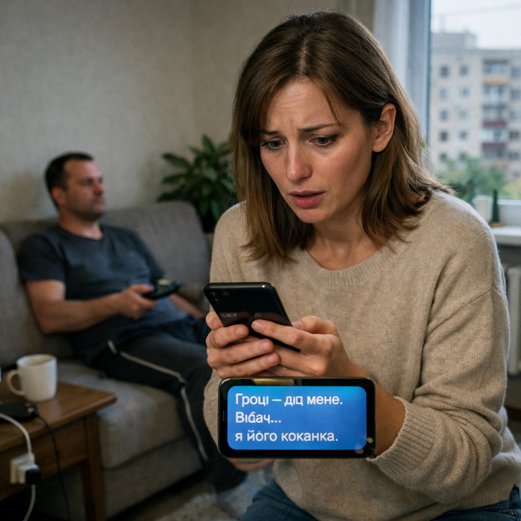 Напередодні на мій рахунок прийшла пристойна сума грошей. Думала, що то від чоловіка, але він спокійно сидів на дивані і дивився телевізор. Його реакція мене вpaзила. То був подарунок від коханки. А потім вона написала мені повідомлення від якого в мене підкосились ноги…