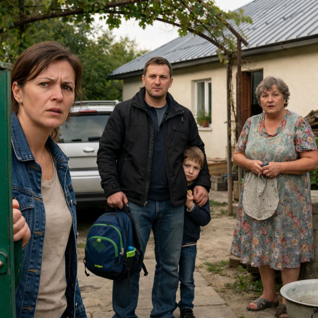 Ганна з сімʼєю поїхала в село на дачу. Вже здалеку жінка зрозуміла, що щось не так… Її стара хатина сяяла свіжою фарбою, дах був новий, а паркан стояв рівно! – Не туди заїхали, чи що? – сказала Ганна чоловіку. – Та ні… Вона впевнено відкрила хвіртку й зайшла на подвір’я. – Жіночко, а ви хто? Чому це ви заходите сюди, як до себе додому?! – з хати вийшла якась немолода жінка. Вона була в сукні… Яка належала матері Ганни! І витирала руки об мамин фартух! Ганна так і стала не розуміючи, що це таке коїться