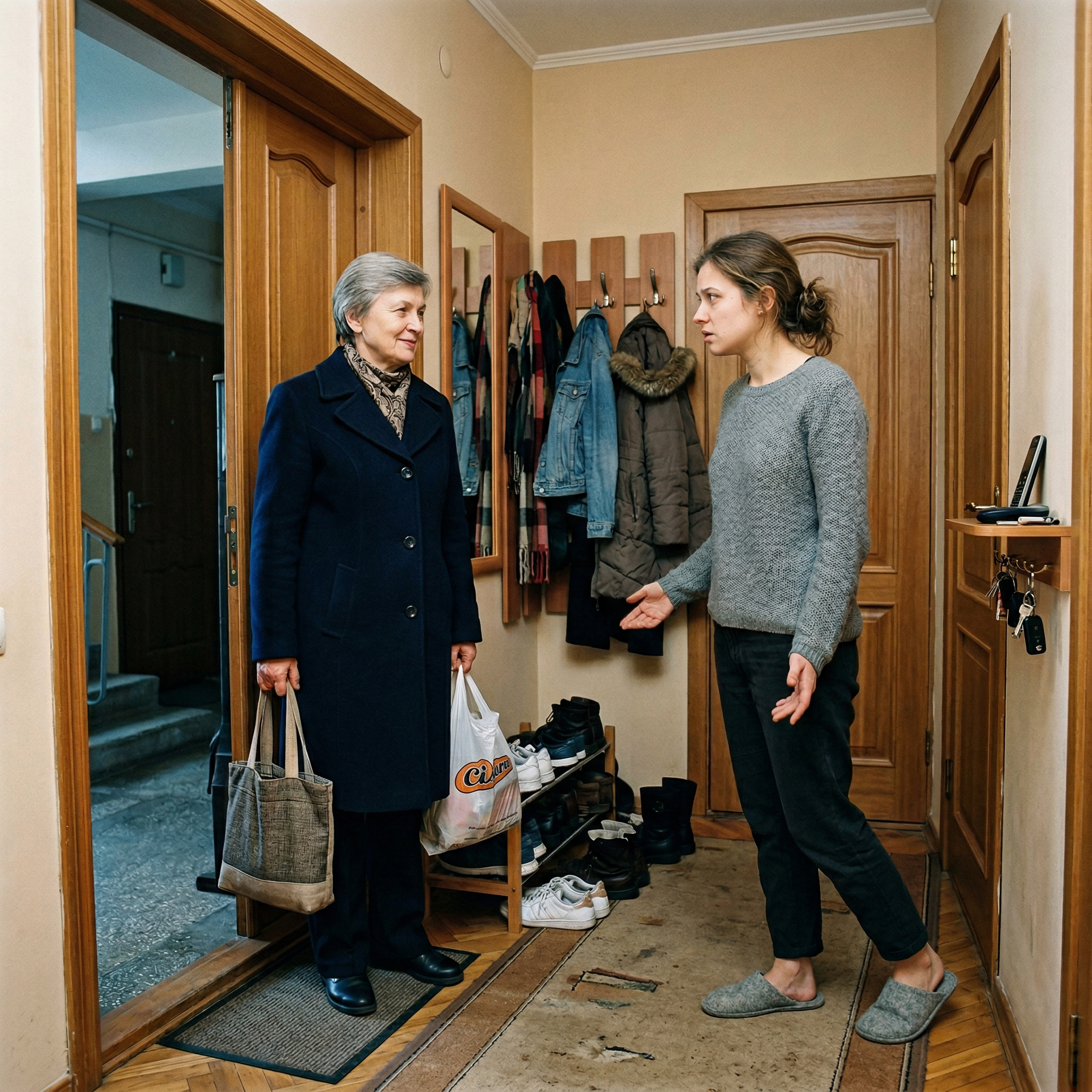 — У моєї дружини не повинно бути жодного майна! Тільки чоловік має право розпоряджатися грошима! — заявив зять.